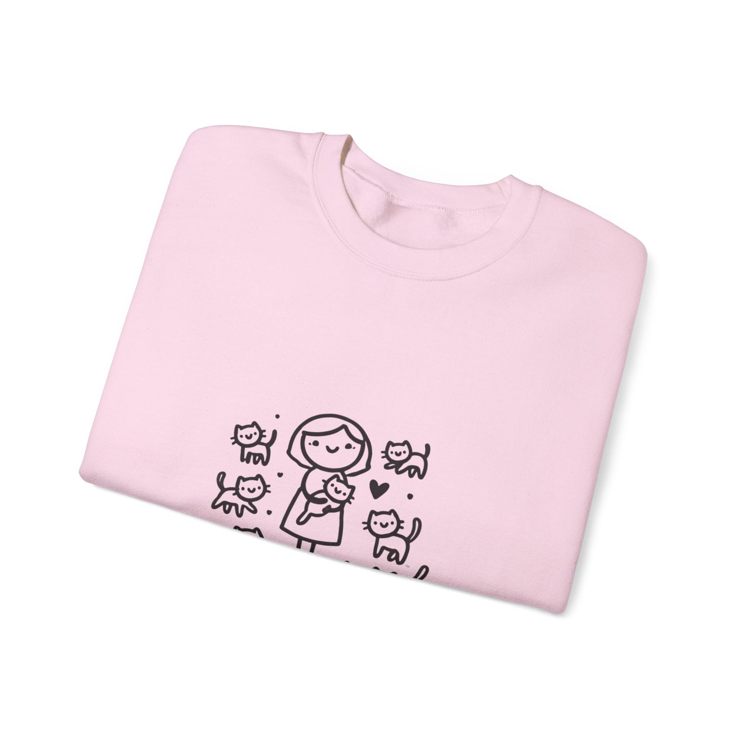 Unisex Heavy Blend™ Crewneck Sweatshirt Cat Theme