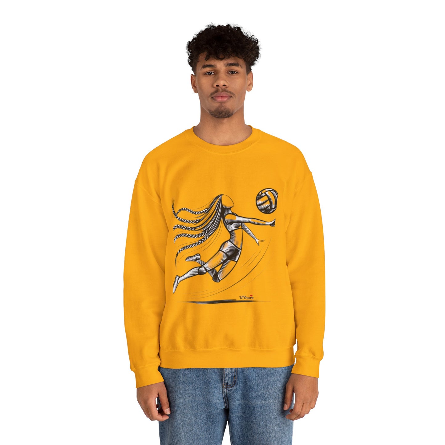 Volleyball Spike Unisex Sweatshirt