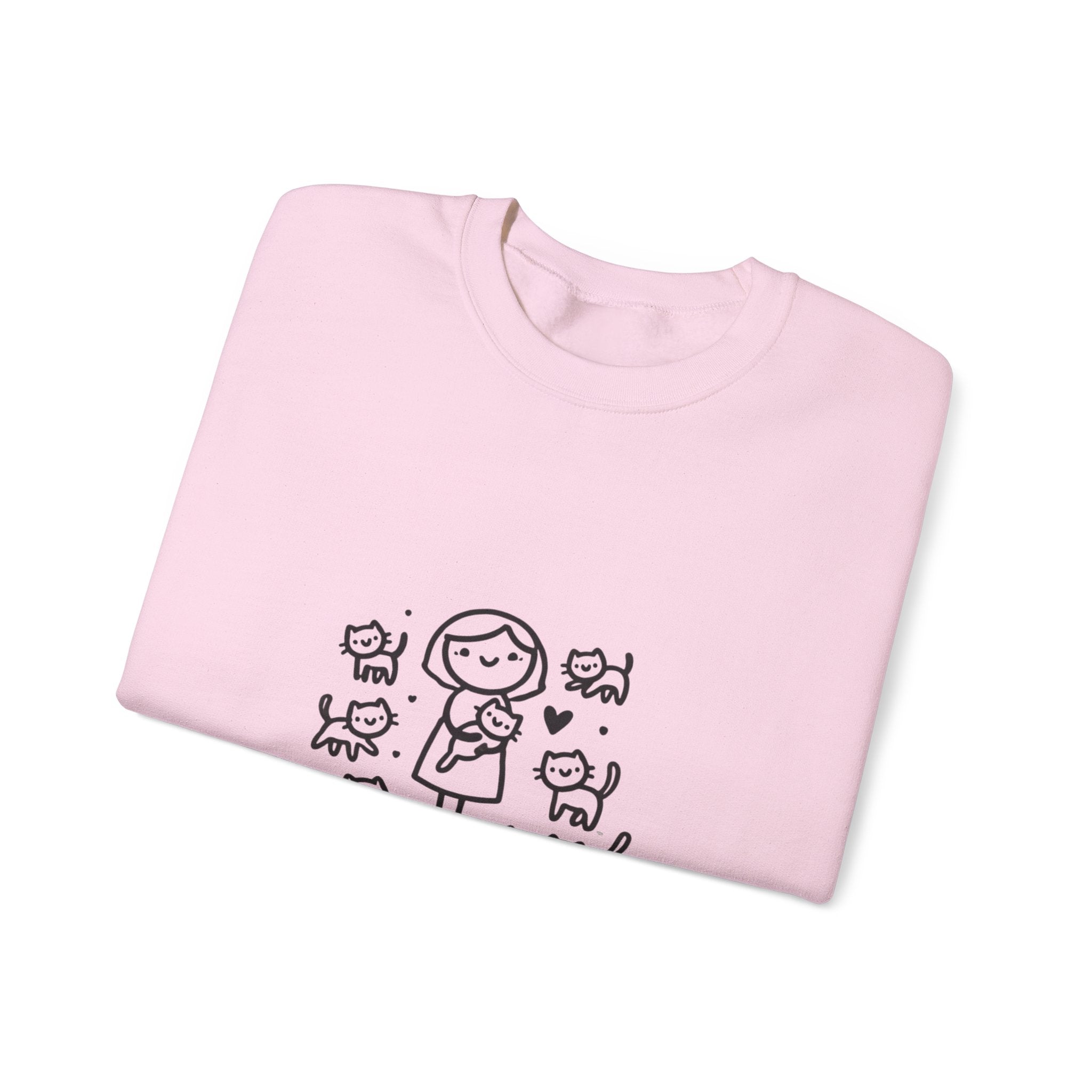 Unisex Heavy Blend™ Crewneck Sweatshirt Cat Theme