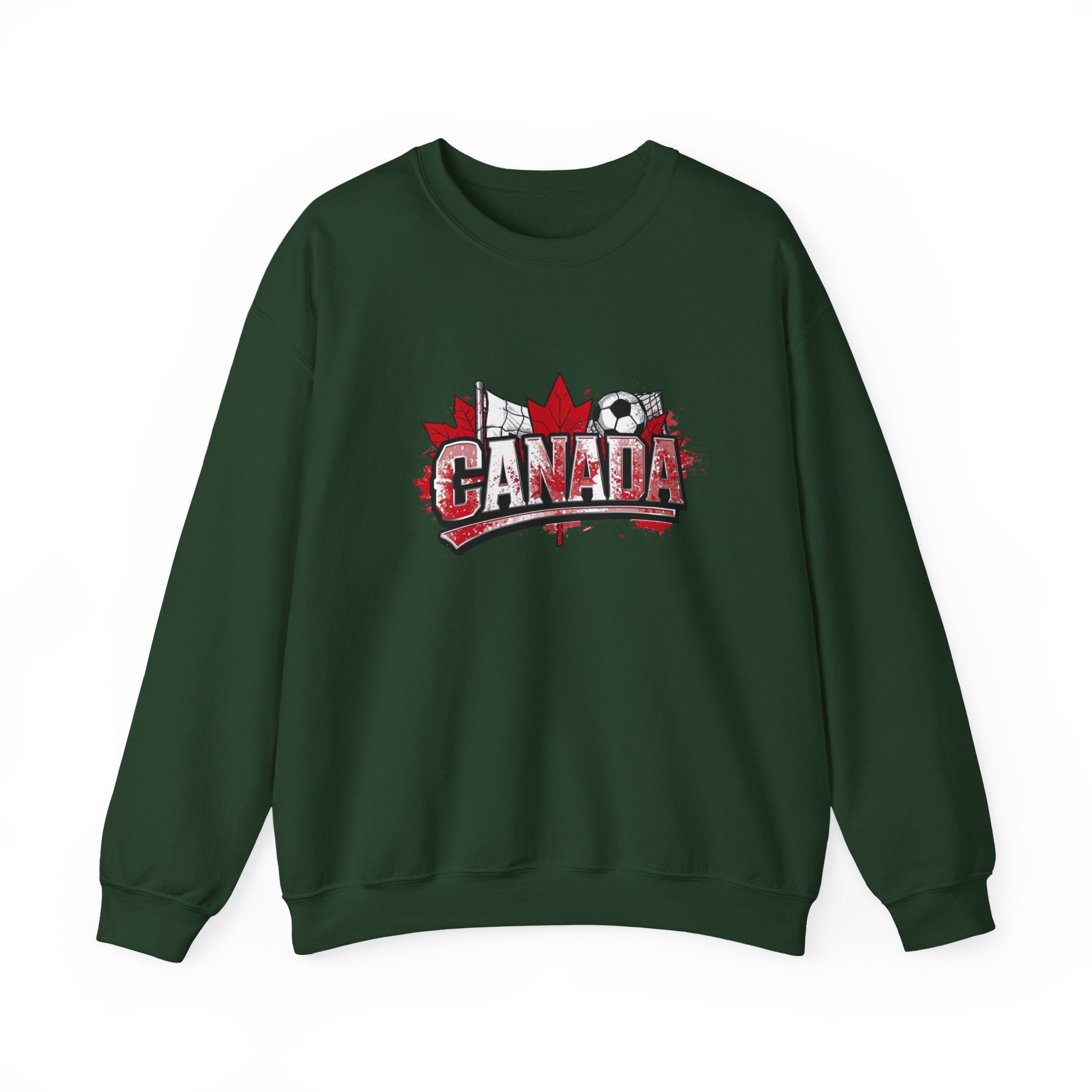Canada Soccer Crewneck Sweatshirt – Maple Leaf Canada Graphic
