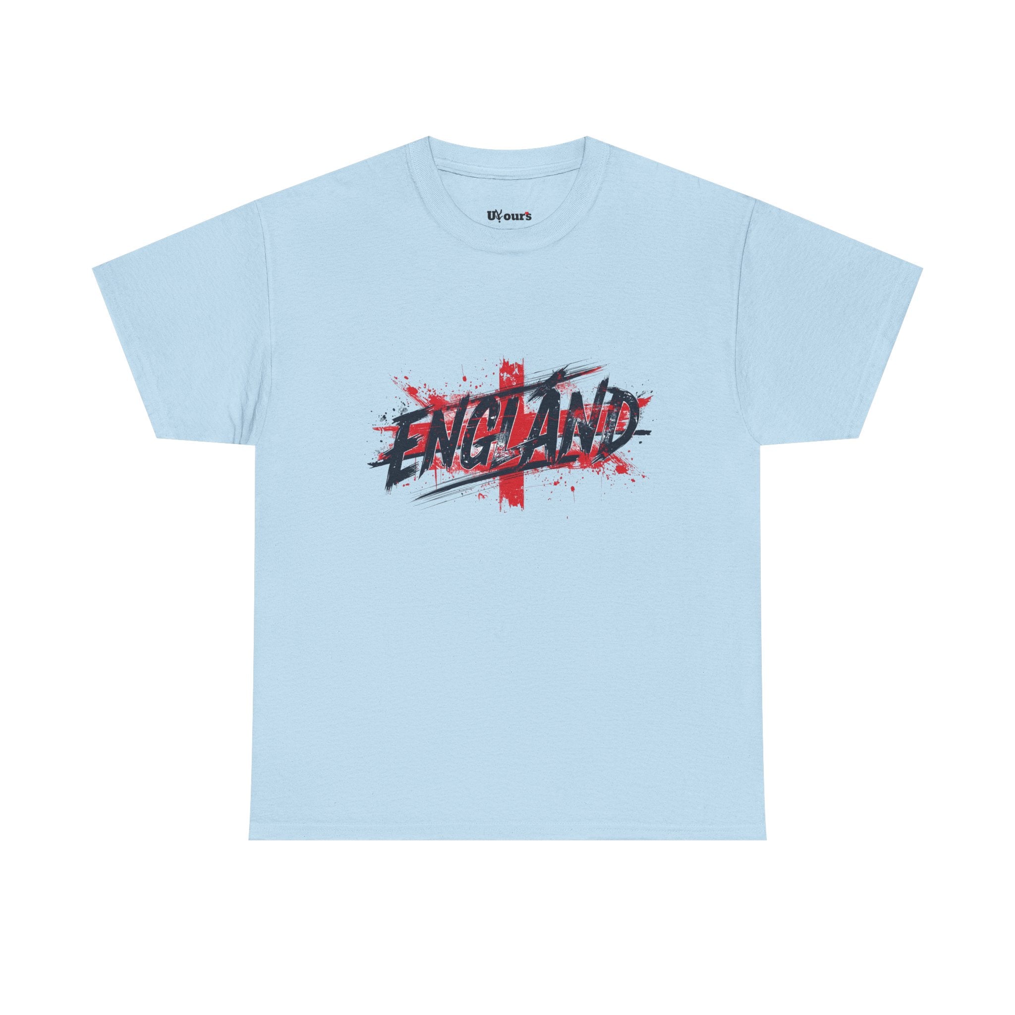 England Graphic T-Shirt — Grunge St. George Cross Football Fan Tee