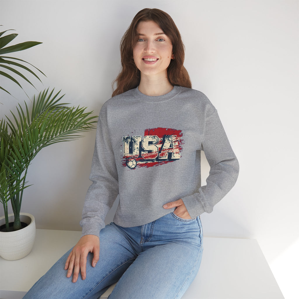 USA Soccer Crewneck Sweatshirt — Vintage American Soccer Pride