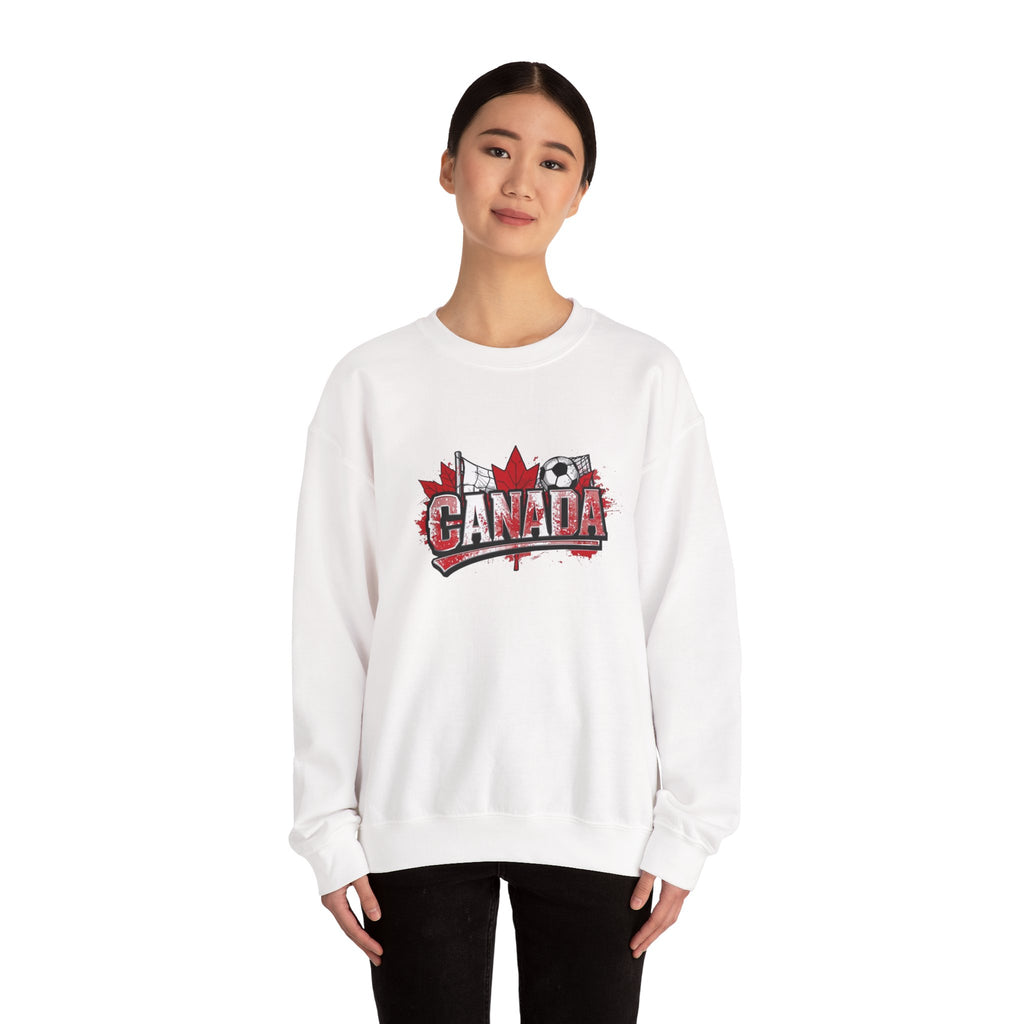 Canada Soccer Crewneck Sweatshirt – Maple Leaf Canada Graphic