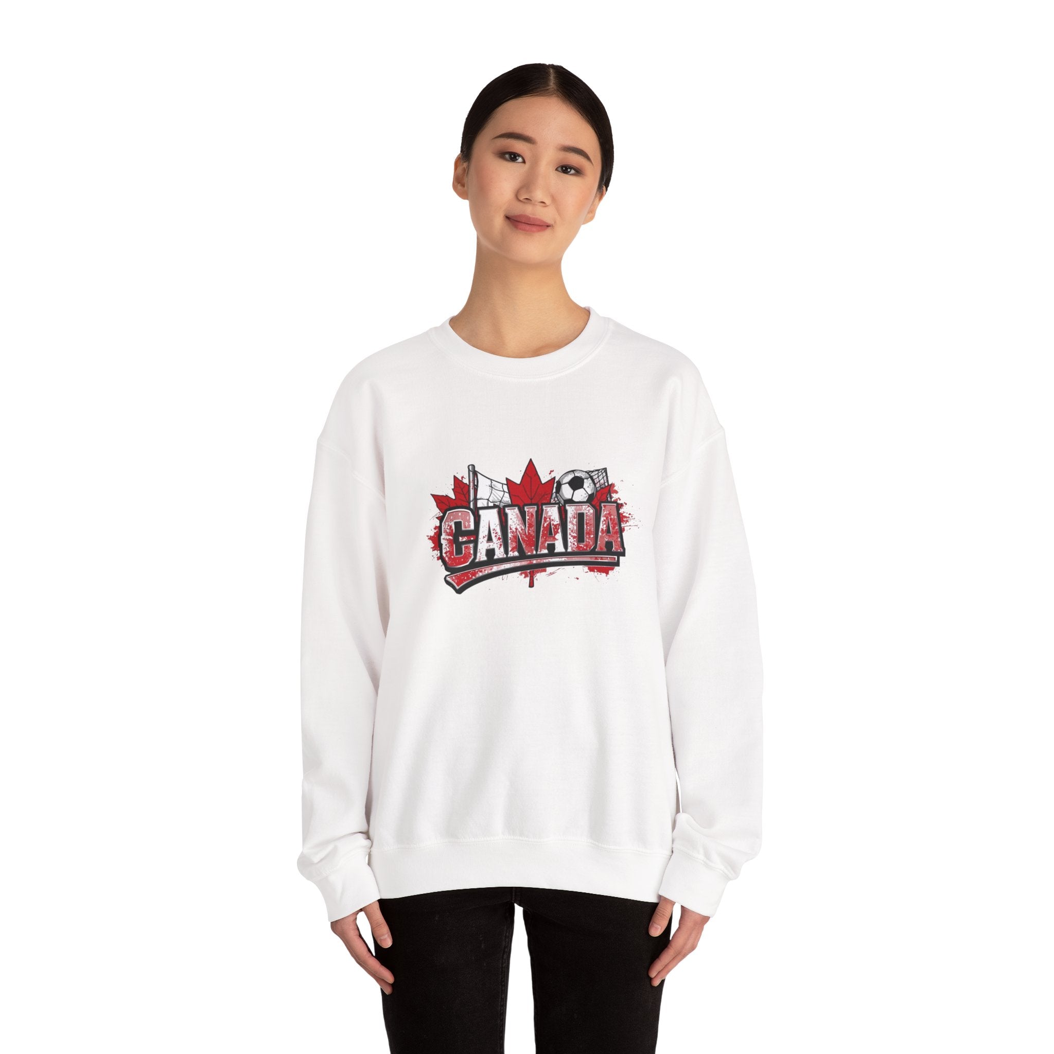 Canada Soccer Crewneck Sweatshirt – Maple Leaf Canada Graphic