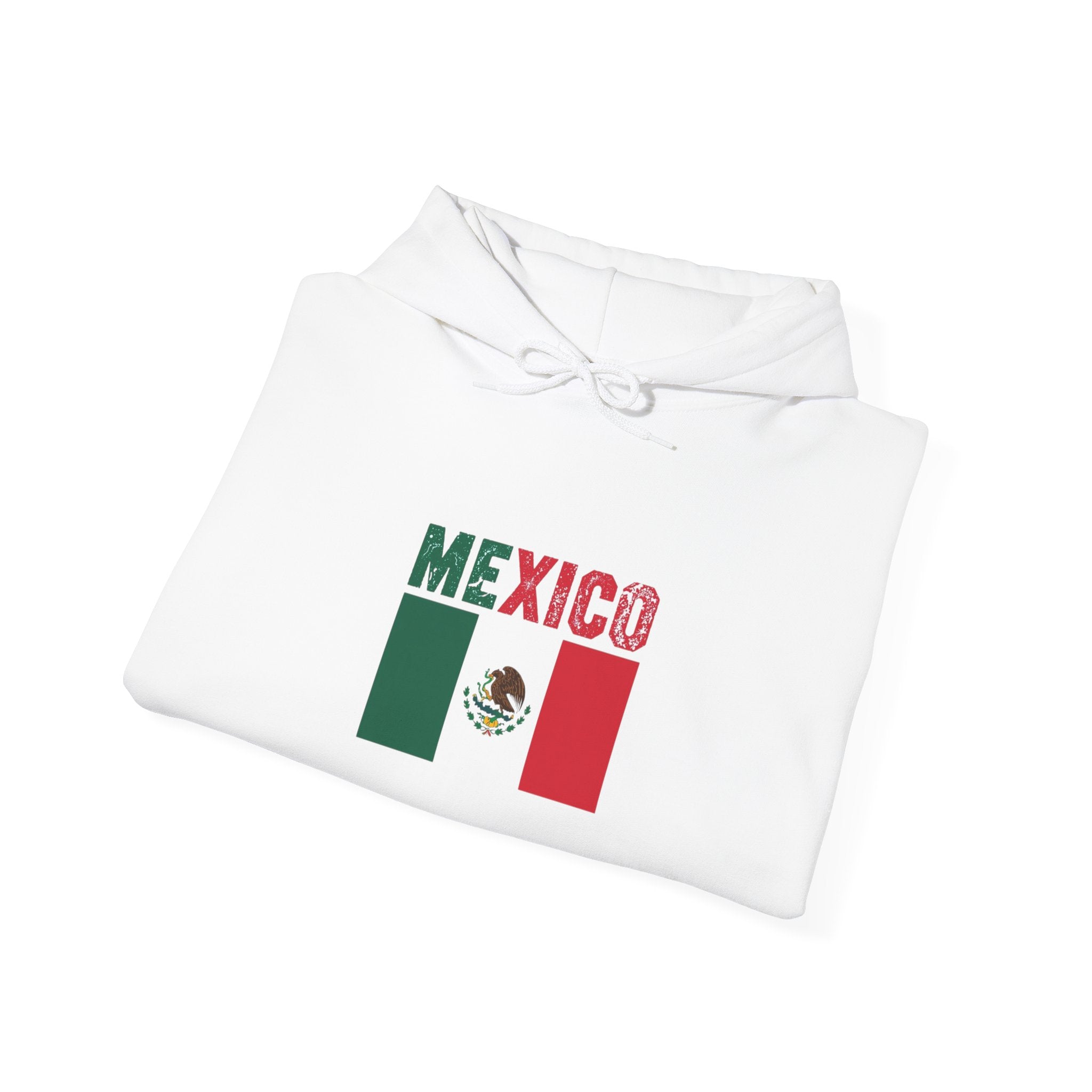 Mexico Flag Hoodie - Mexican Pride Pullover with National Emblem