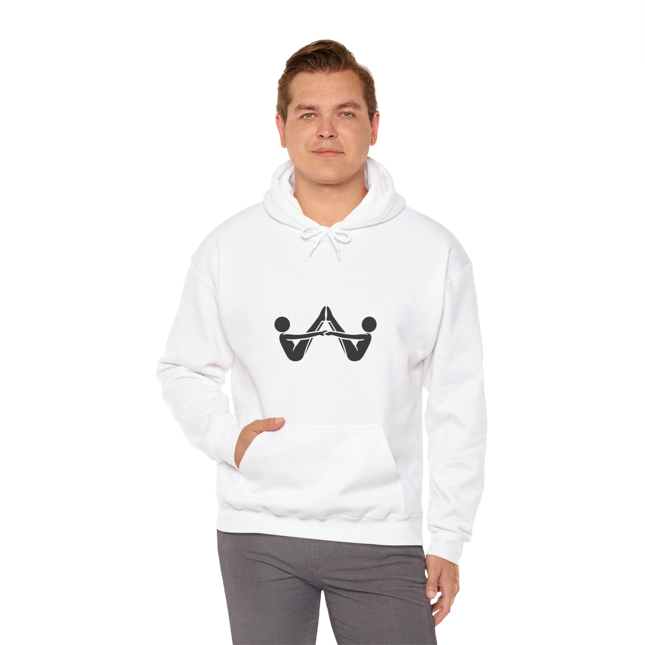 Hoodie — Minimalist Balance Symbol Pullover