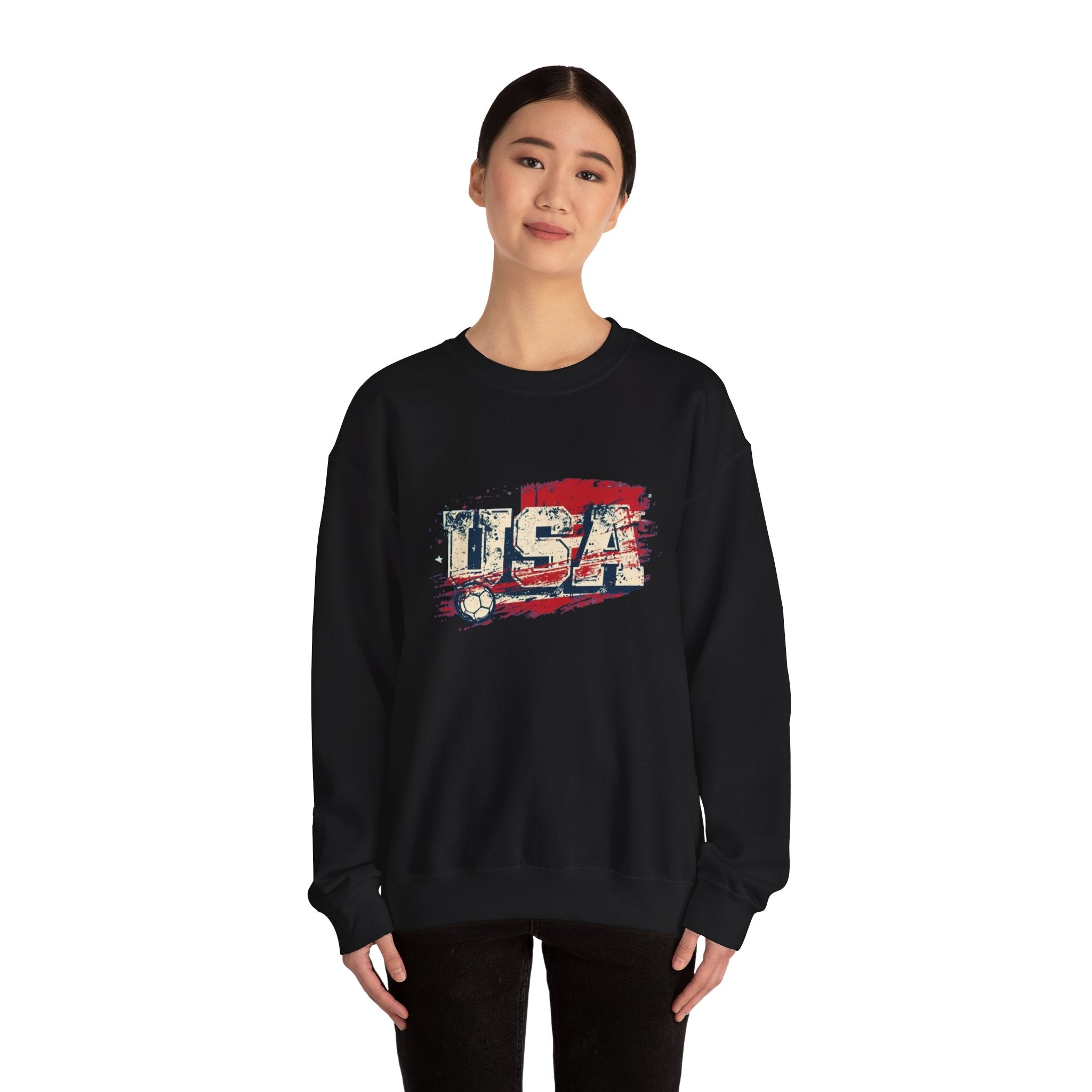 USA Soccer Crewneck Sweatshirt — Vintage American Soccer Pride