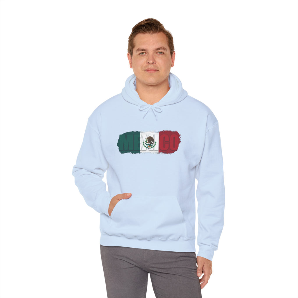 Mexico Flag Hoodie — Distressed Mexican Flag Graphic Pullover