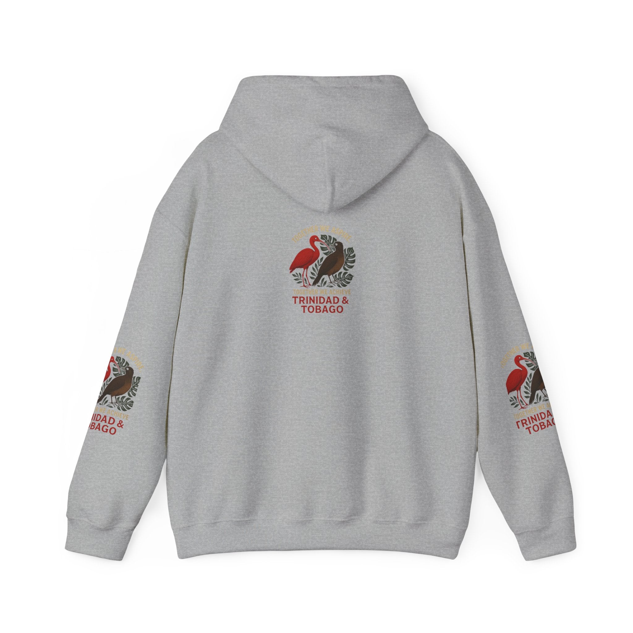 Trinidad & Tobago Flamingo Crest Hoodie | Island Pride Sweatshirt