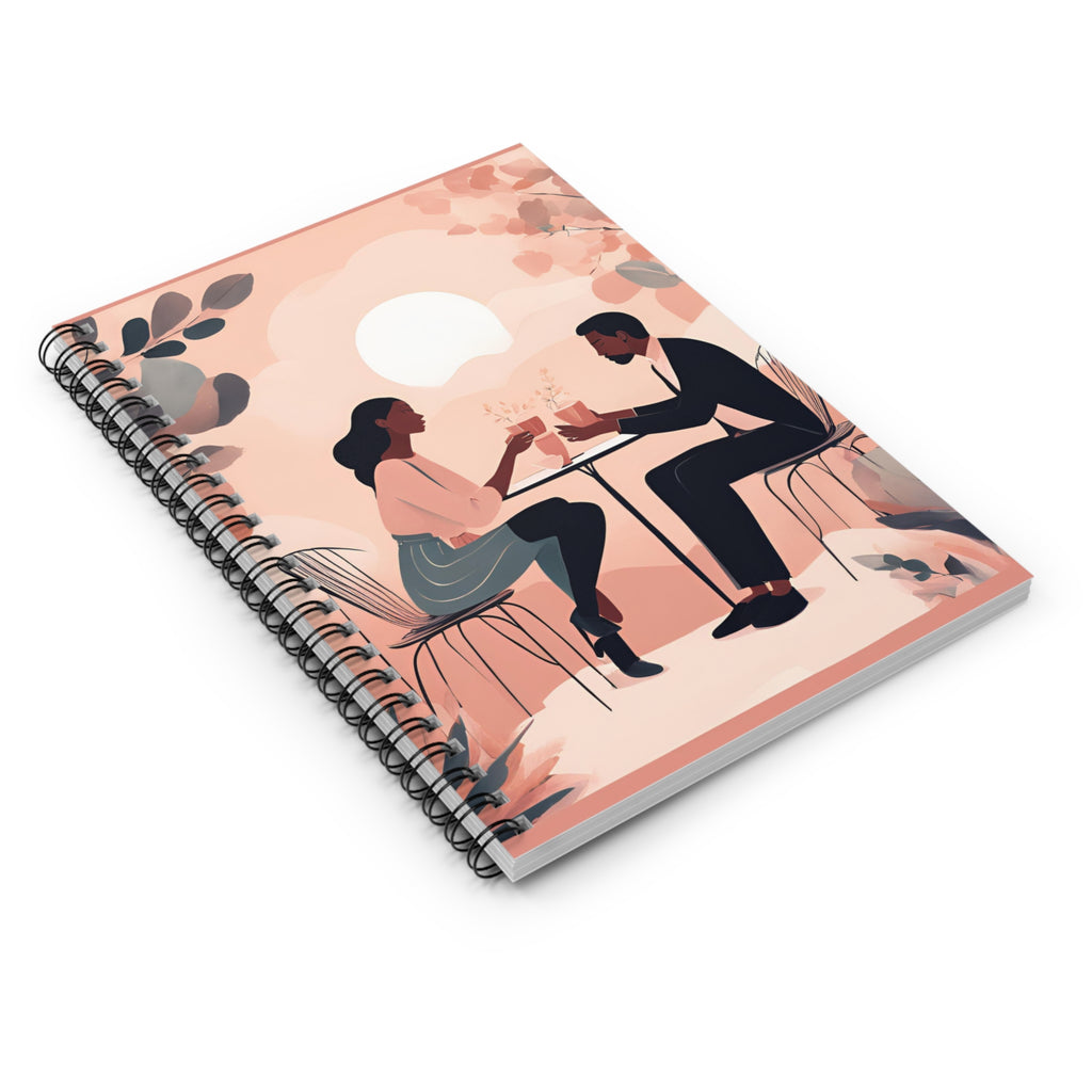 Romance Reading Journal Notebook, Soft Prince Charming Love Diary - Ruled Line, Diary, Writer's Gift, Book Lover Gift, Stationery