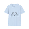Stick Figure Hockey Faceoff T-Shirt | Minimal Sports Graphic