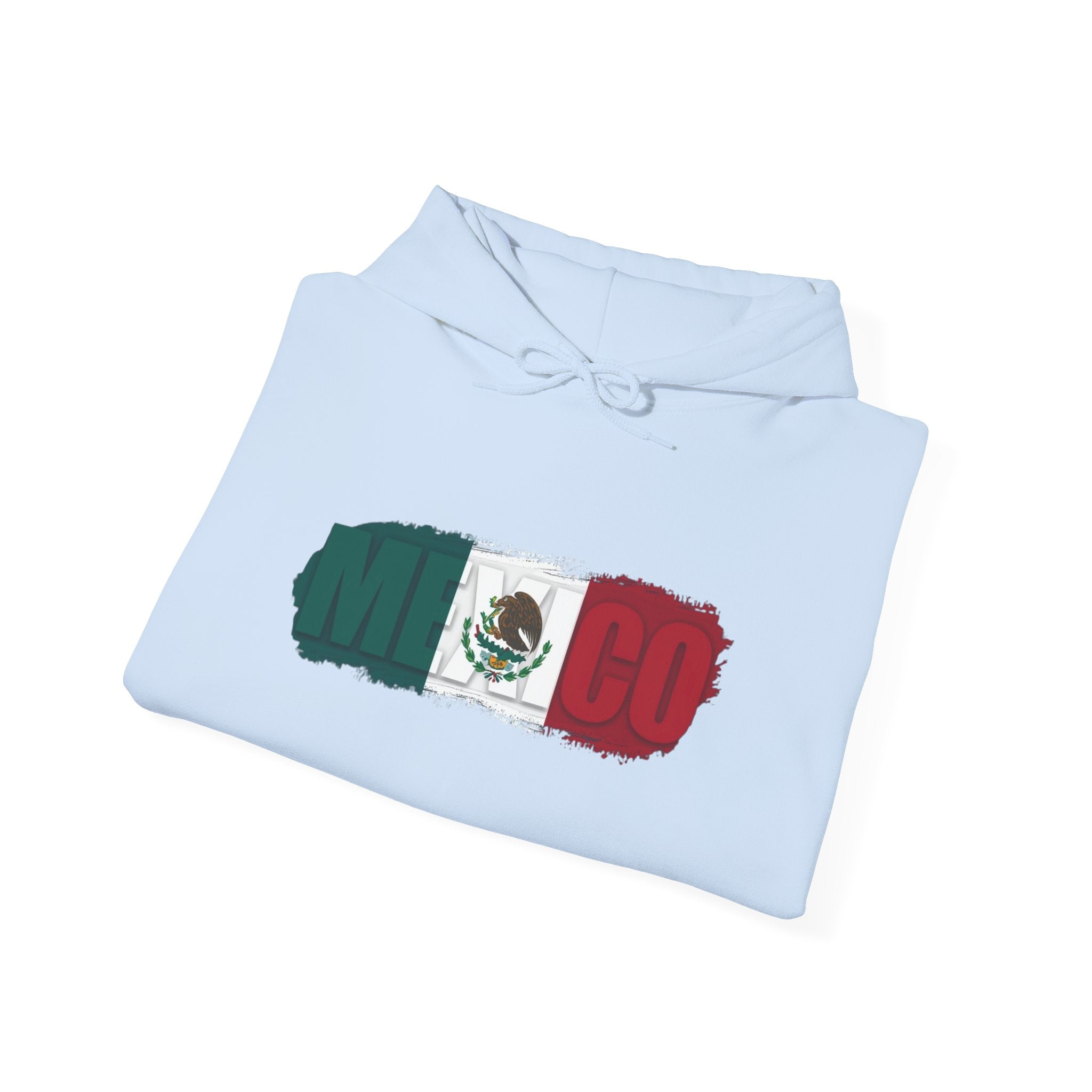Mexico Flag Hoodie — Distressed Mexican Flag Graphic Pullover