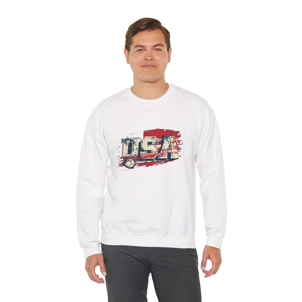 USA Soccer Crewneck Sweatshirt — Vintage American Soccer Pride