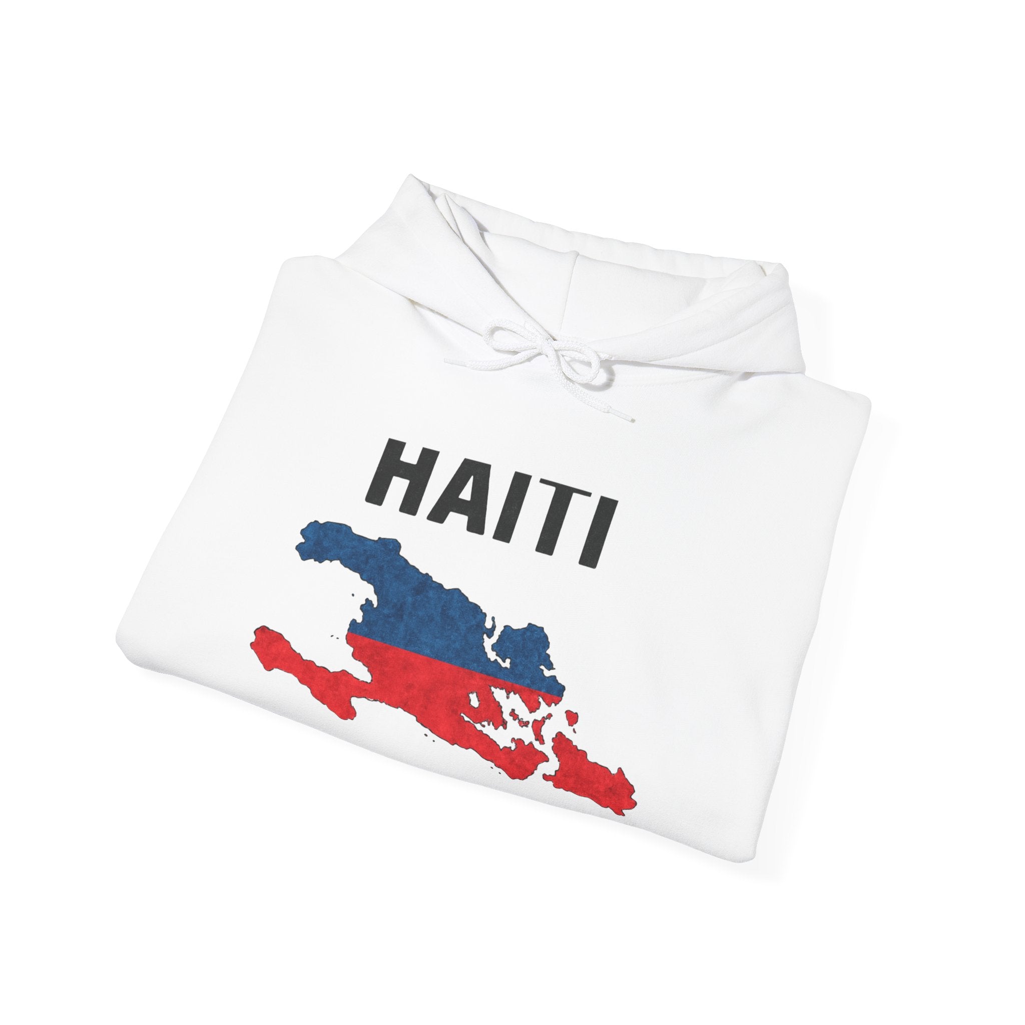 Haiti Map Hoodie – Patriotic Haiti Flag Map Sweatshirt