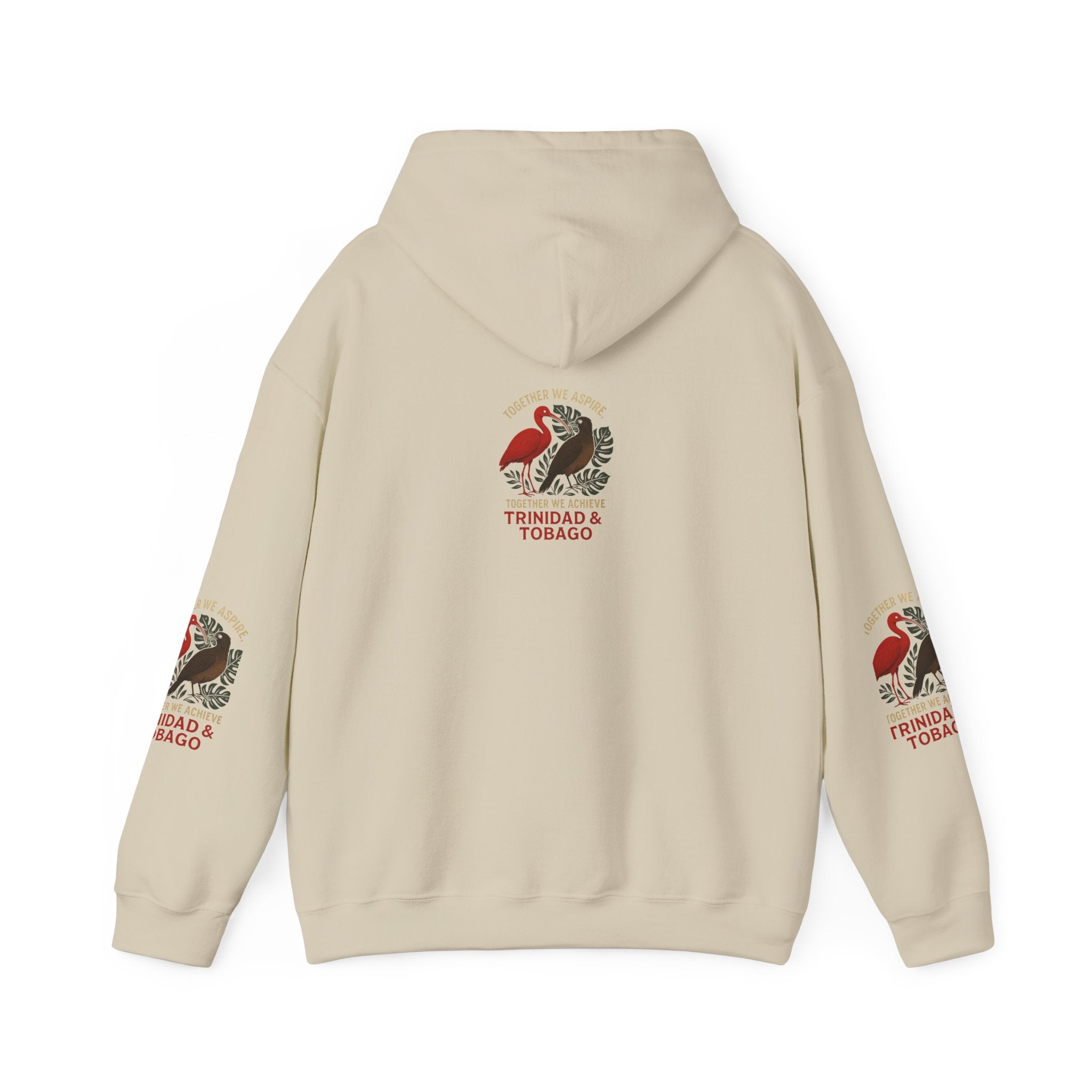Trinidad & Tobago Flamingo Crest Hoodie | Island Pride Sweatshirt