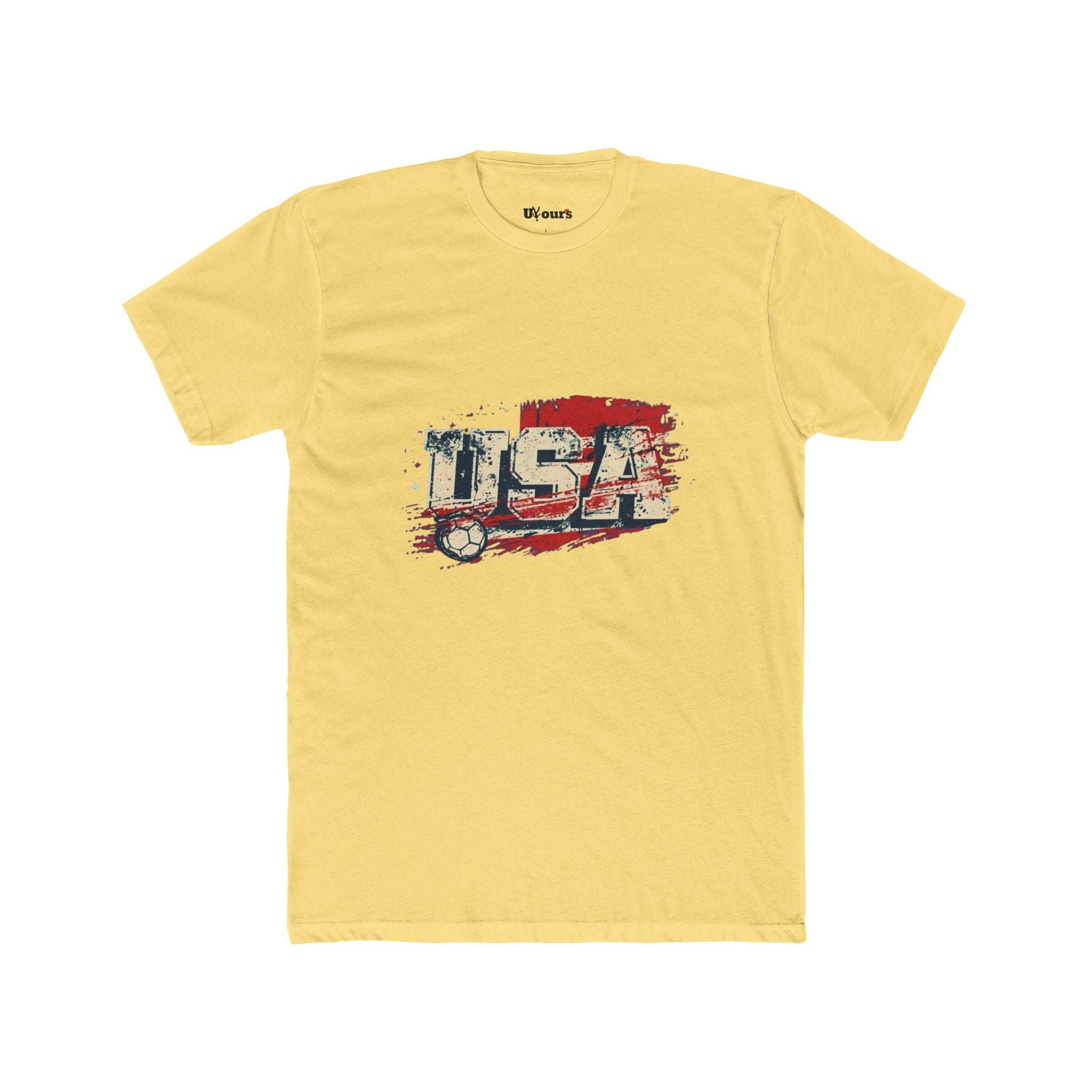 USA Distressed Flag T‑Shirt — Patriotic Vintage Graphic Tee