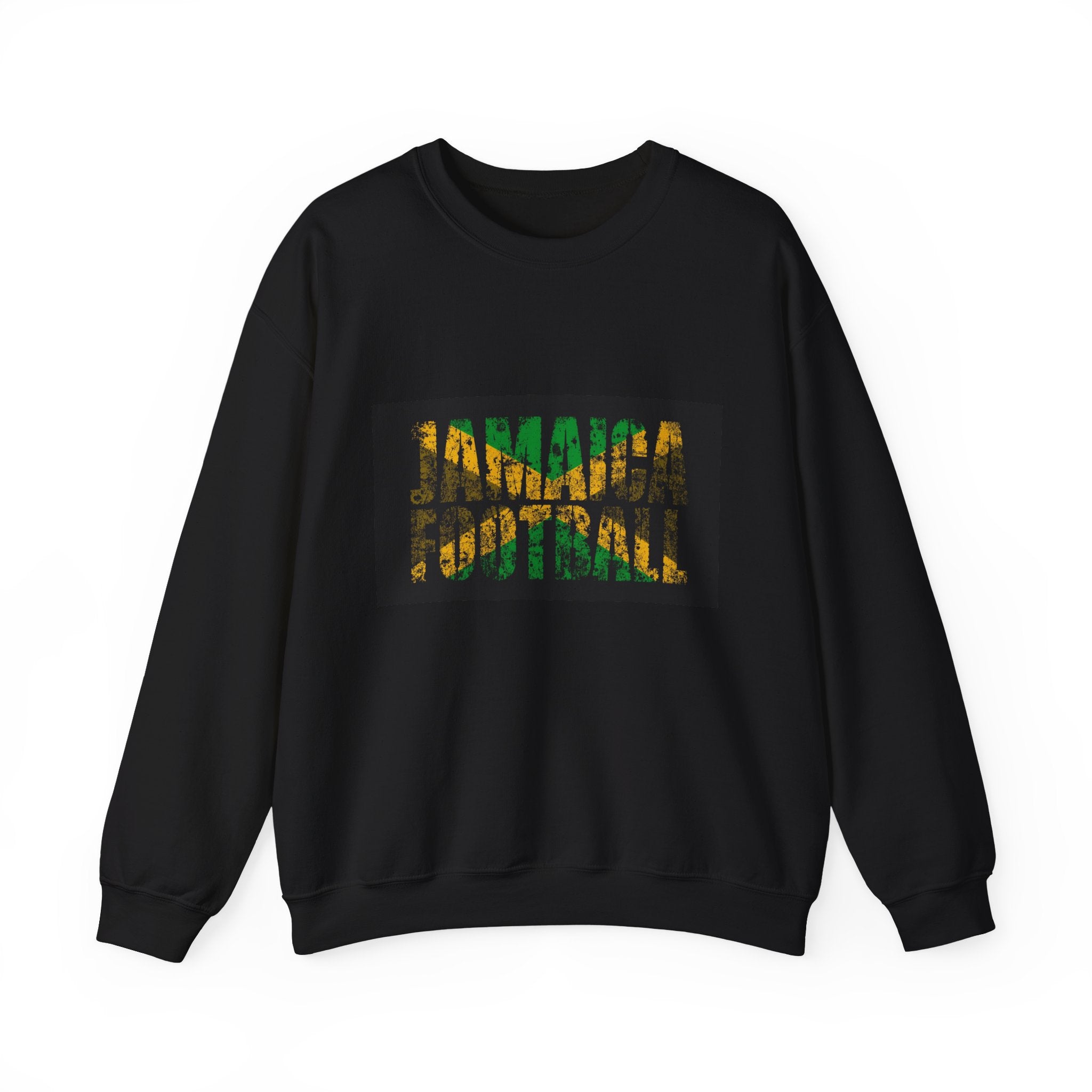 Crewneck Sweatshirt — Jamaican Flag Patterned DNA Graphic