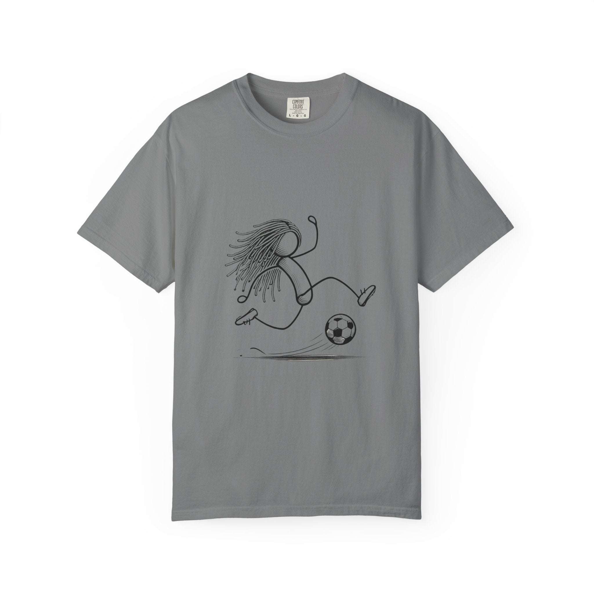 Soccer Girl Sketch T-Shirt