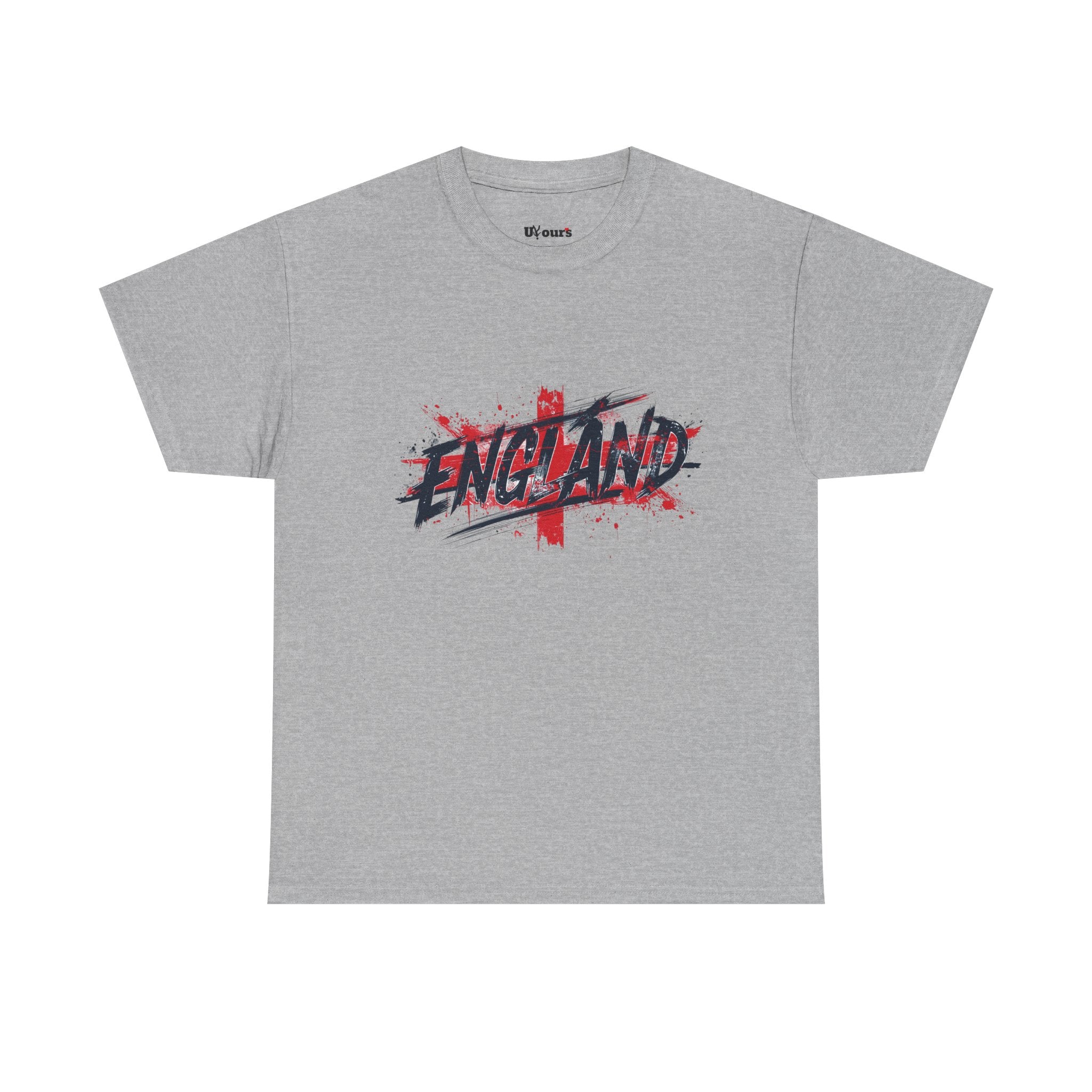 England Graphic T-Shirt — Grunge St. George Cross Football Fan Tee