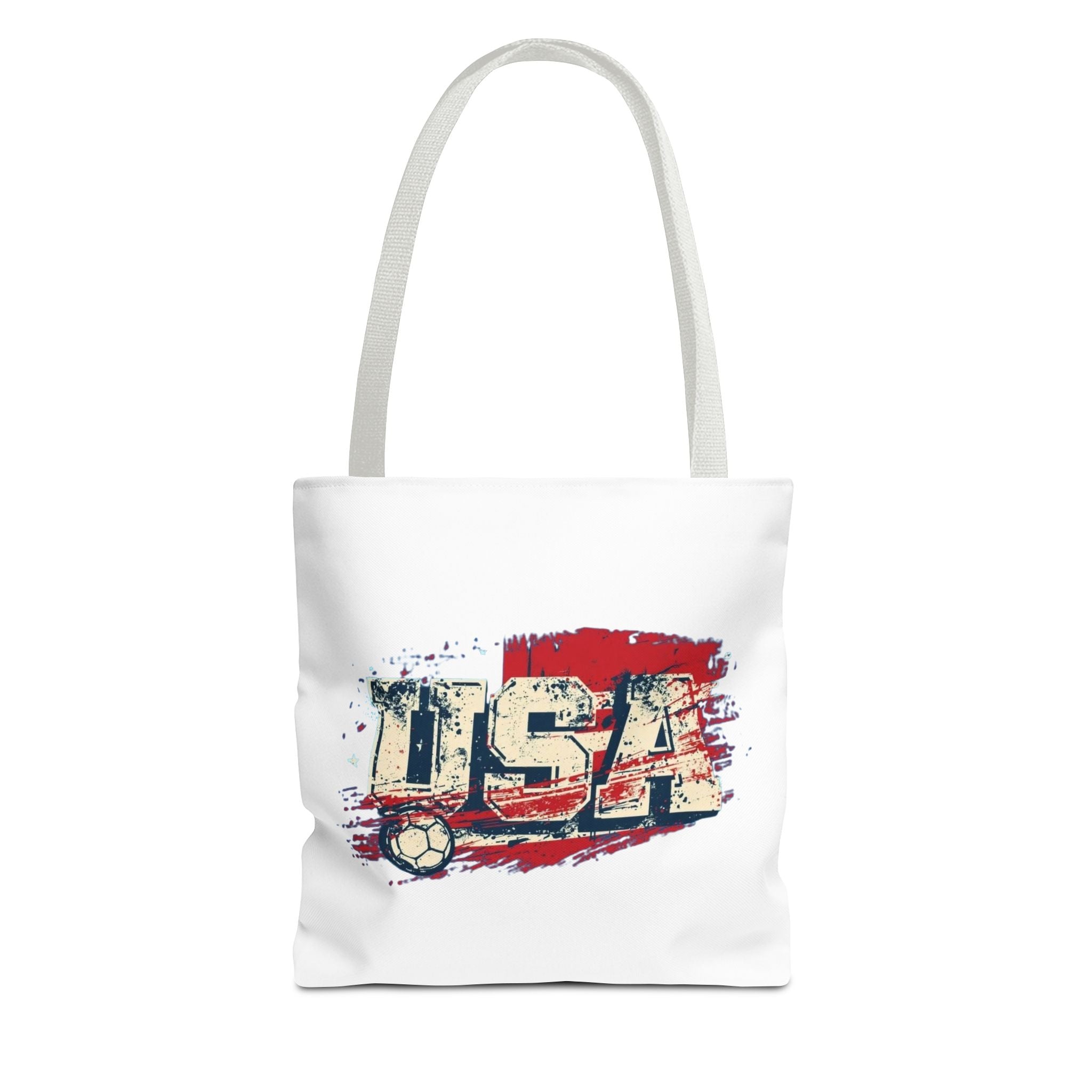 Patriotic USA Tote Bag — American Pride Eagle & Flag All-Over Print