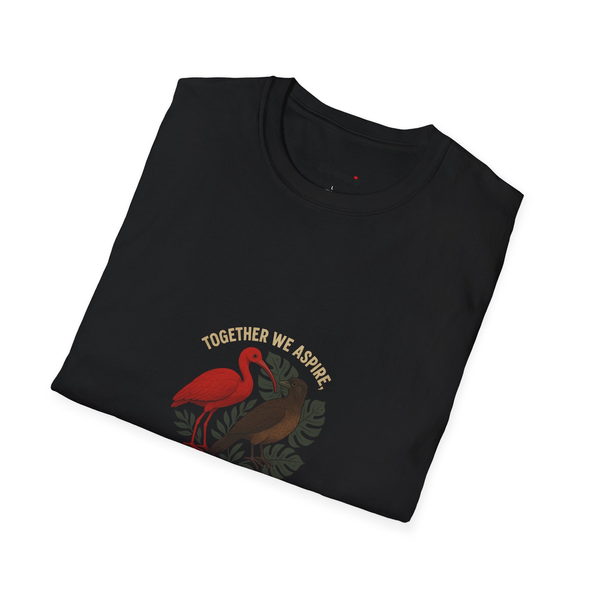 Trinidad & Tobago Floral Flamingo T-Shirt — Tropical Island Pride Graphic Tee