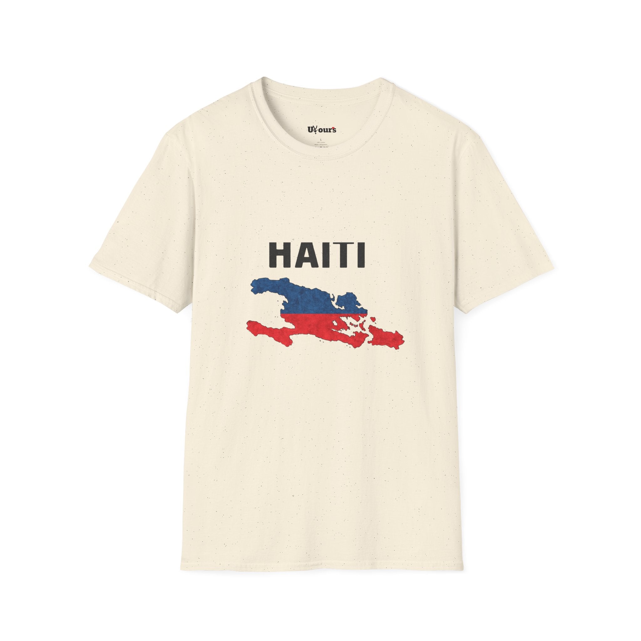 Haiti Flag Map T-Shirt — Patriotic Haiti Map Tee