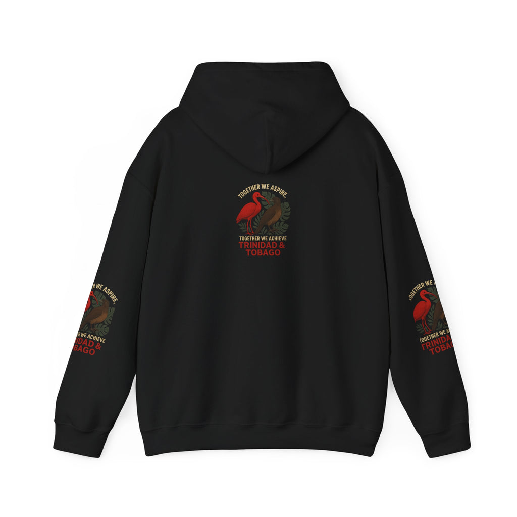 Trinidad & Tobago Flamingo Crest Hoodie | Island Pride Sweatshirt