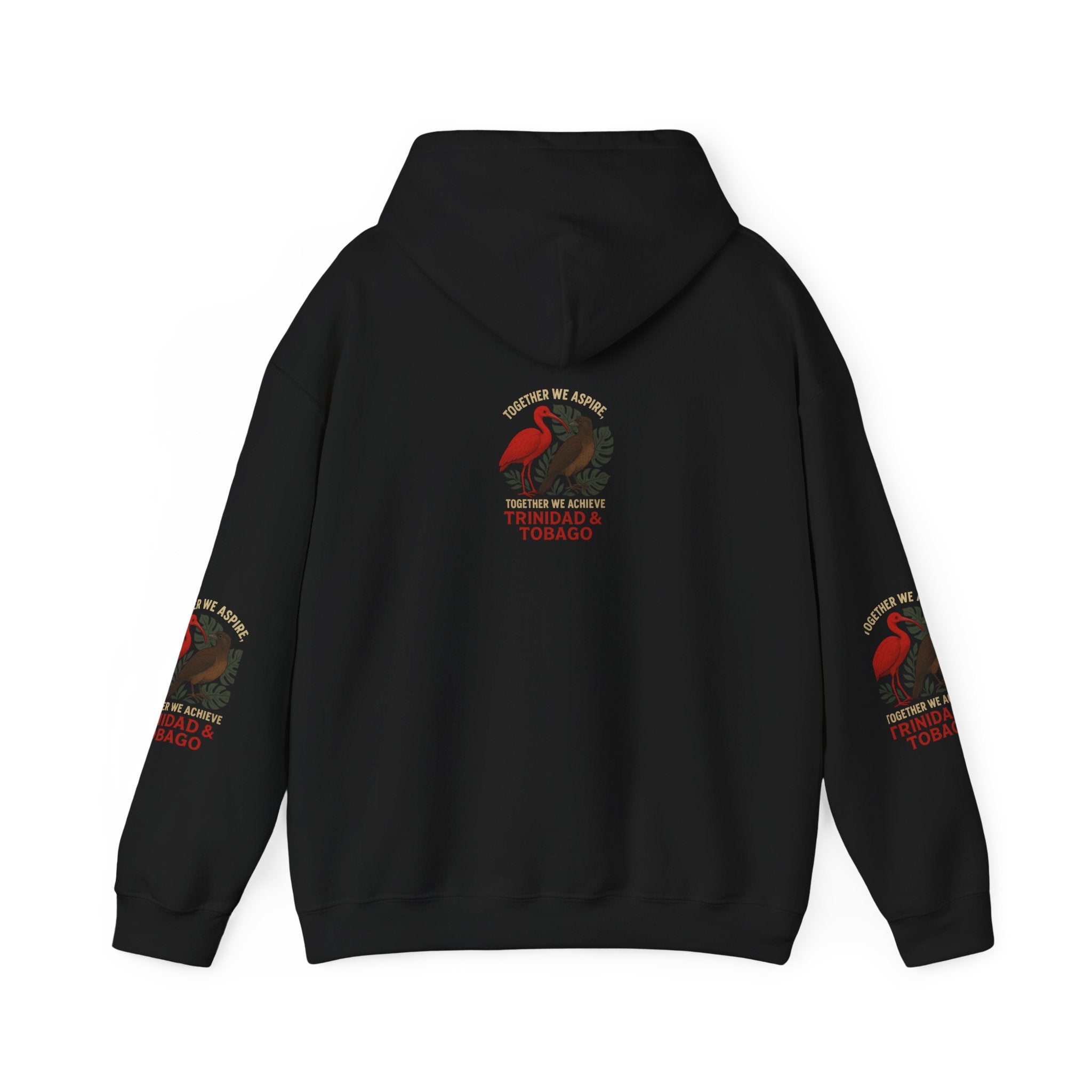 Trinidad & Tobago Flamingo Crest Hoodie | Island Pride Sweatshirt