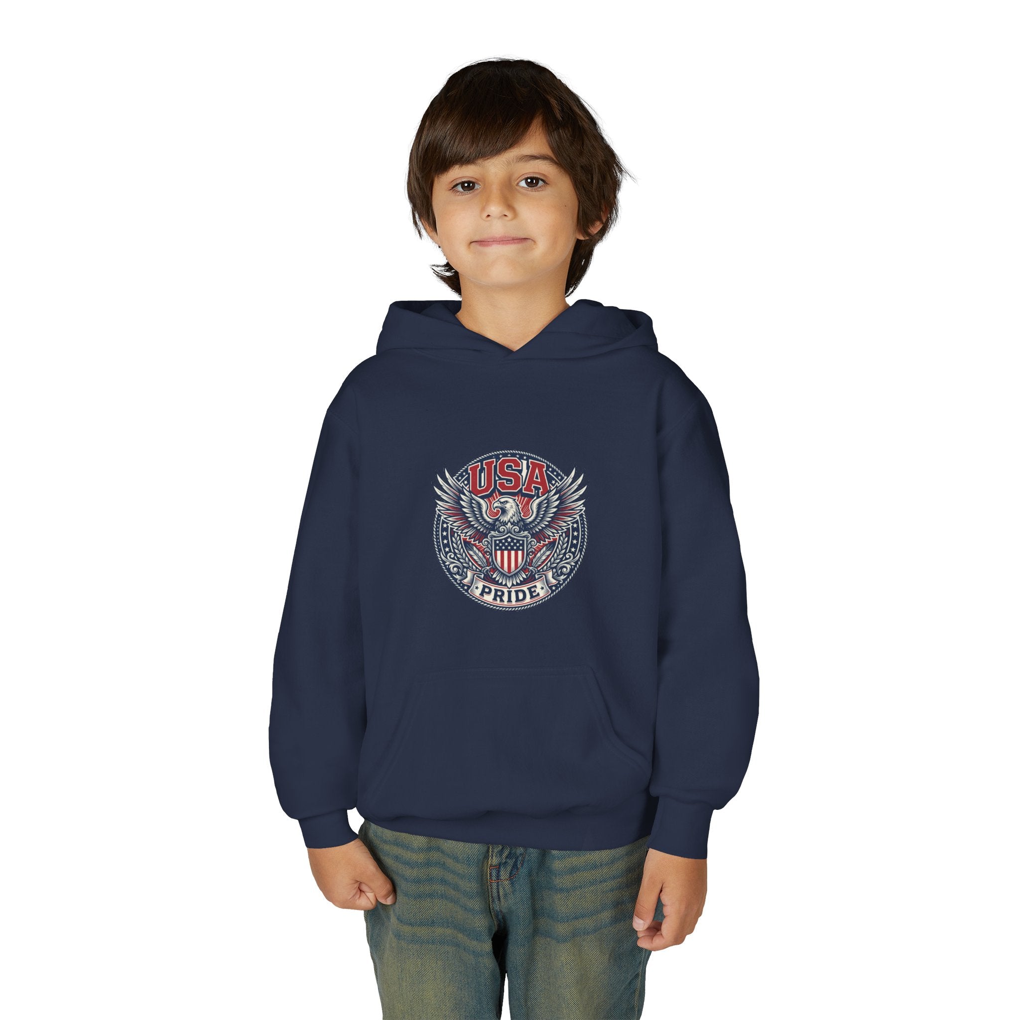 USA Eagle Crest hoodie | Patriotic American pride emblem