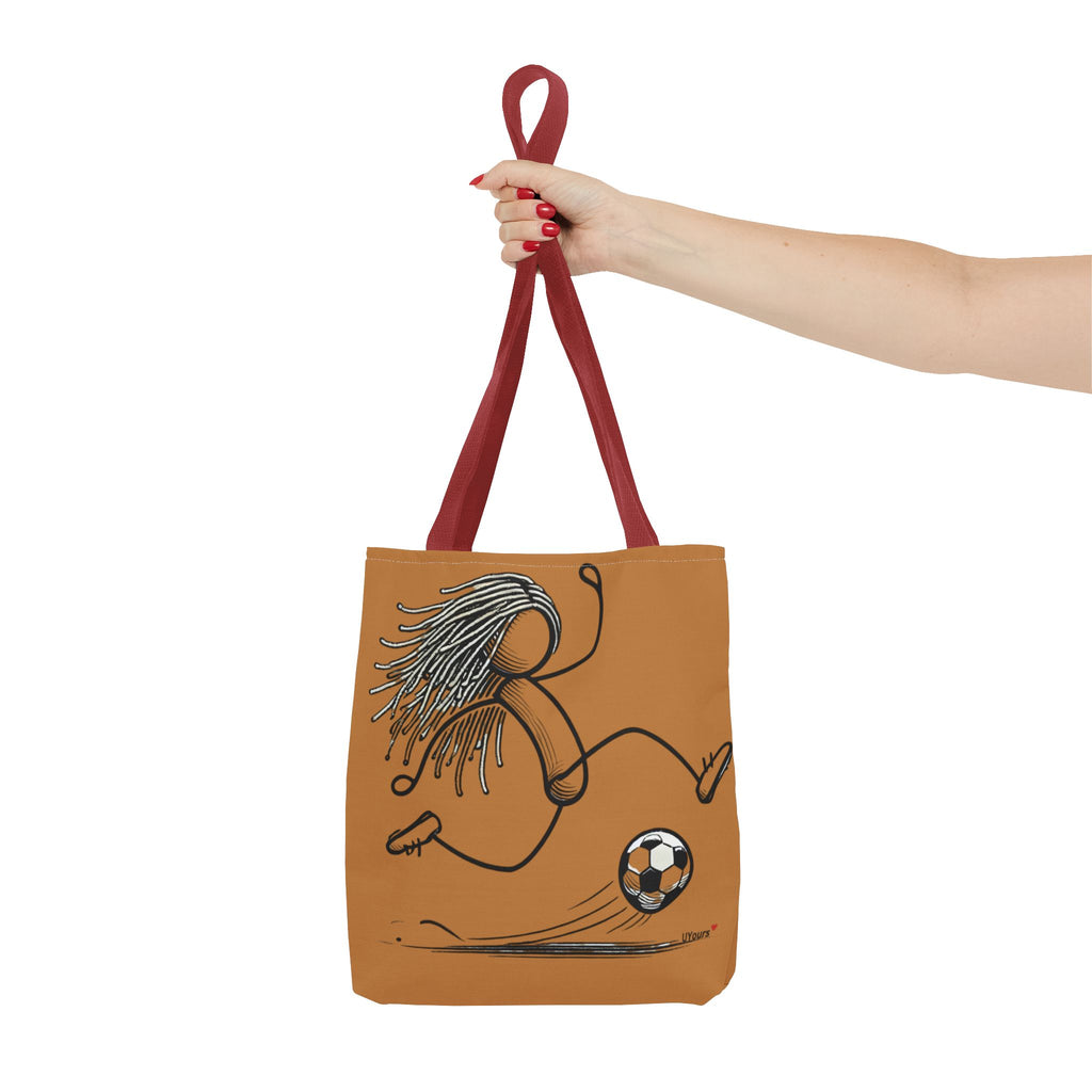 Soccer Girl Doodle Tote