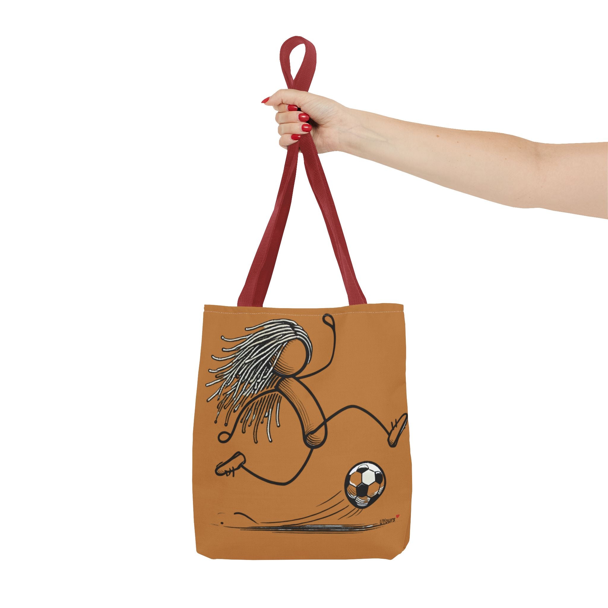 Soccer Girl Doodle Tote