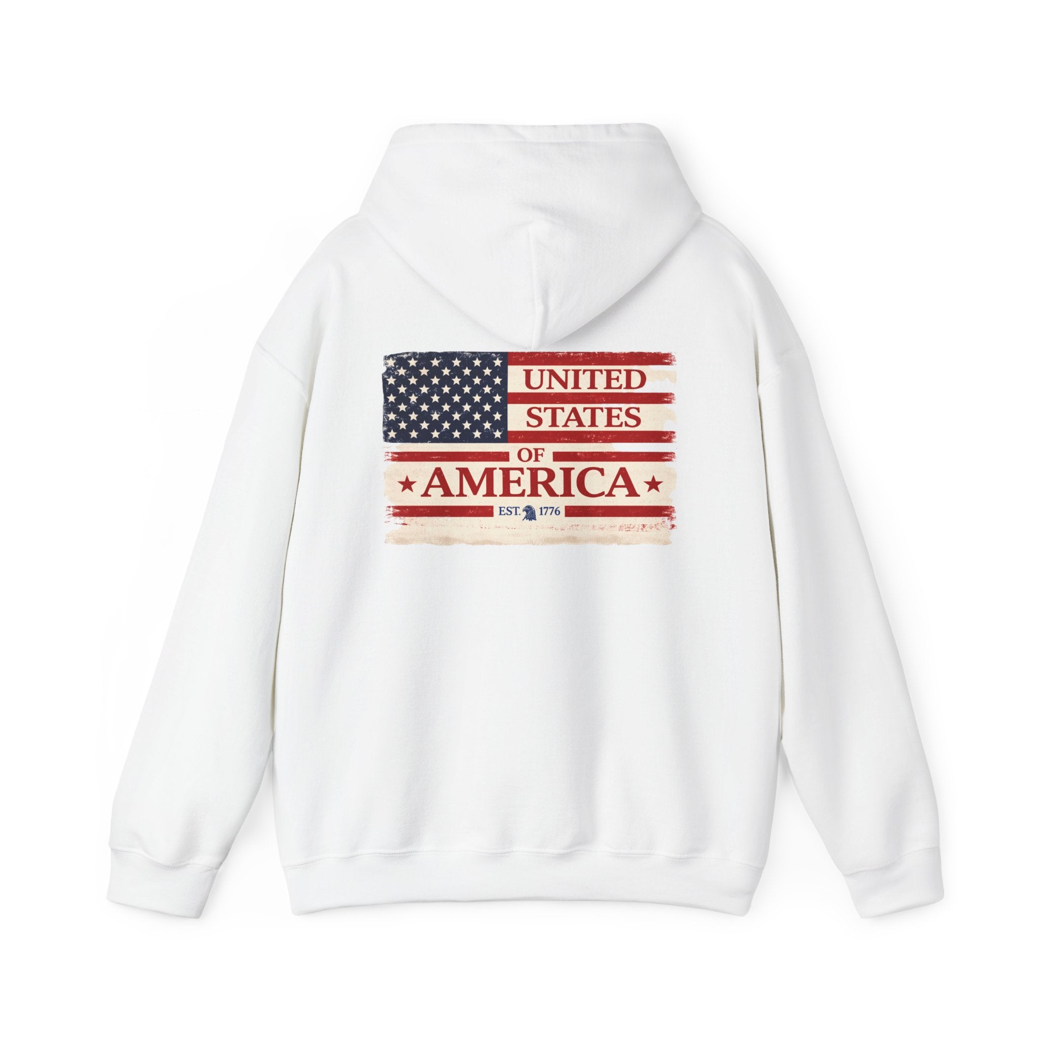 United States of America flag Hoodie | Vintage American flag sweatshirt