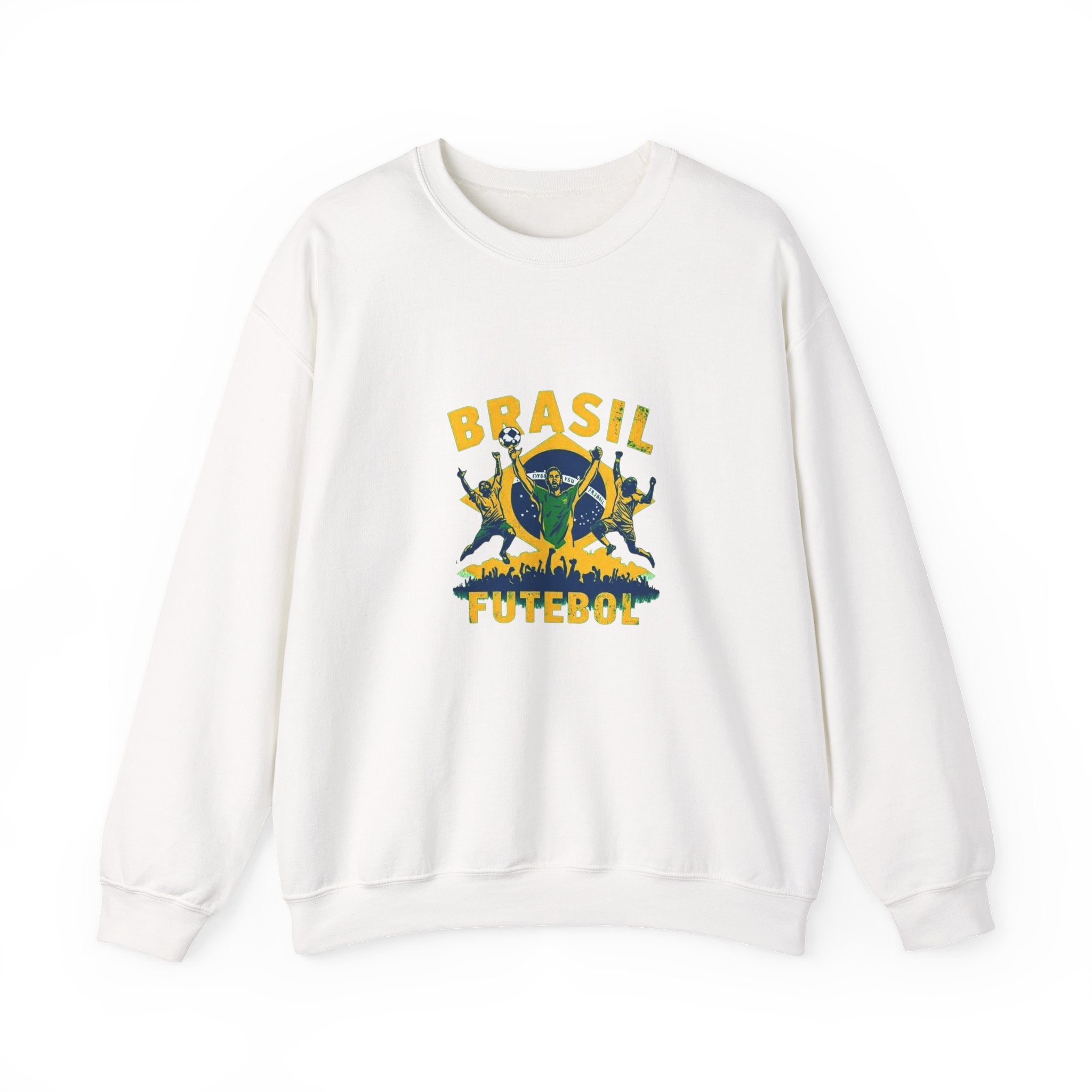 Brasil Futebol Crewneck Sweatshirt — Brazilian Soccer Graphic Pullover