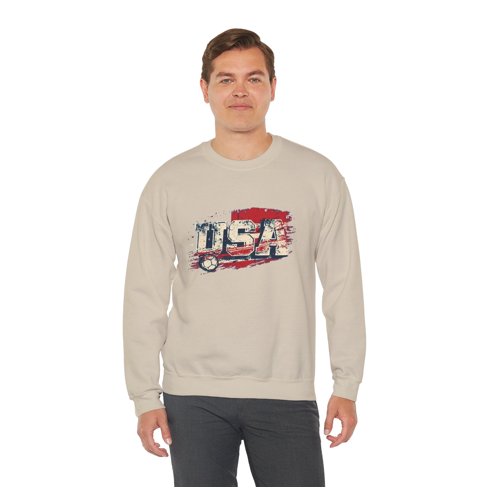 USA Soccer Crewneck Sweatshirt — Vintage American Soccer Pride