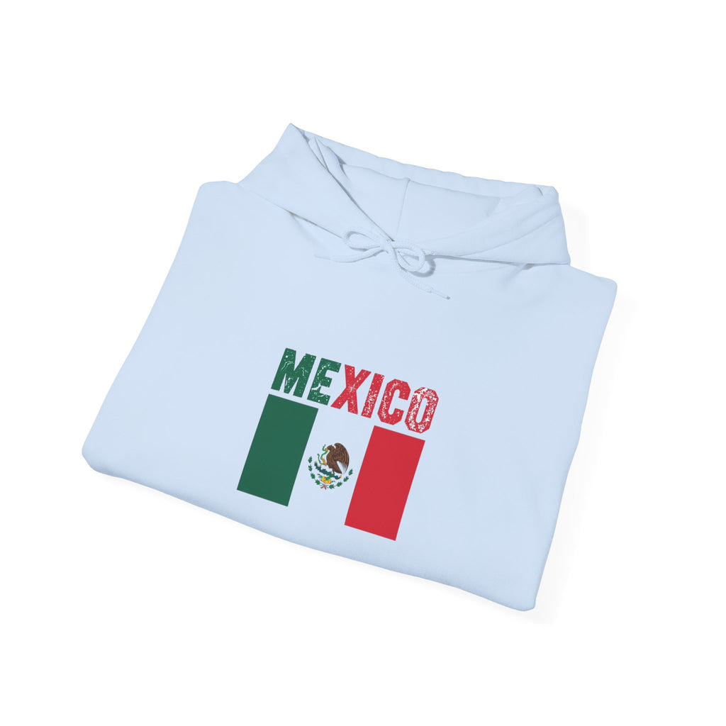 Mexico Flag Hoodie - Mexican Pride Pullover with National Emblem