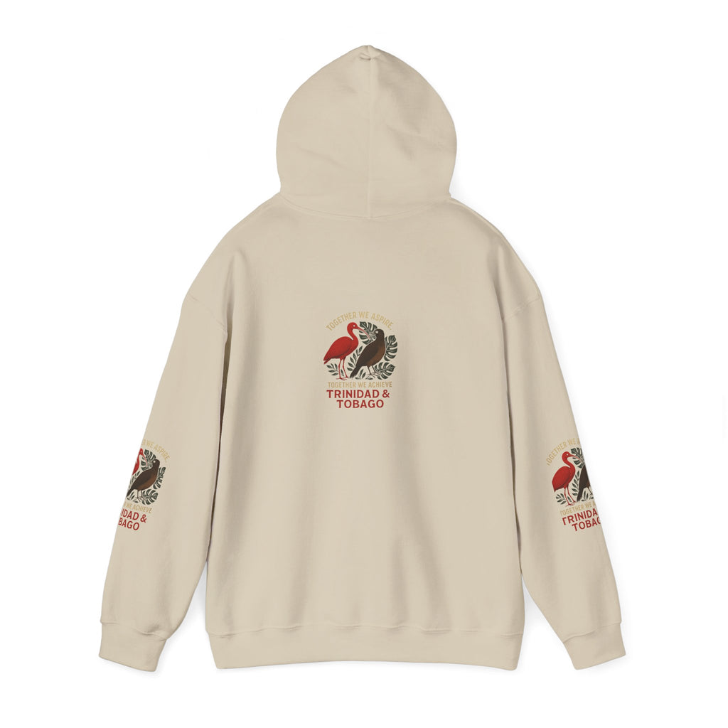 Trinidad & Tobago Flamingo Crest Hoodie | Island Pride Sweatshirt