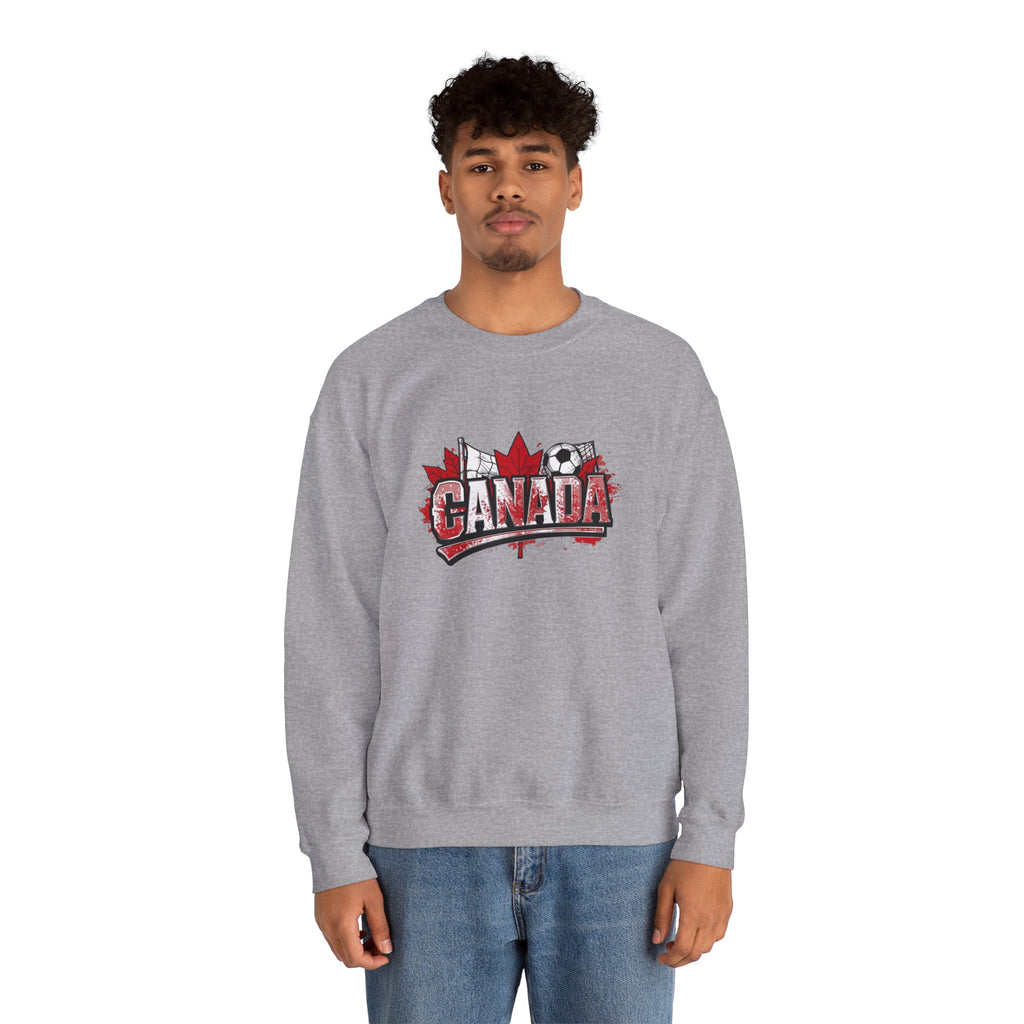 Canada Soccer Crewneck Sweatshirt – Maple Leaf Canada Graphic