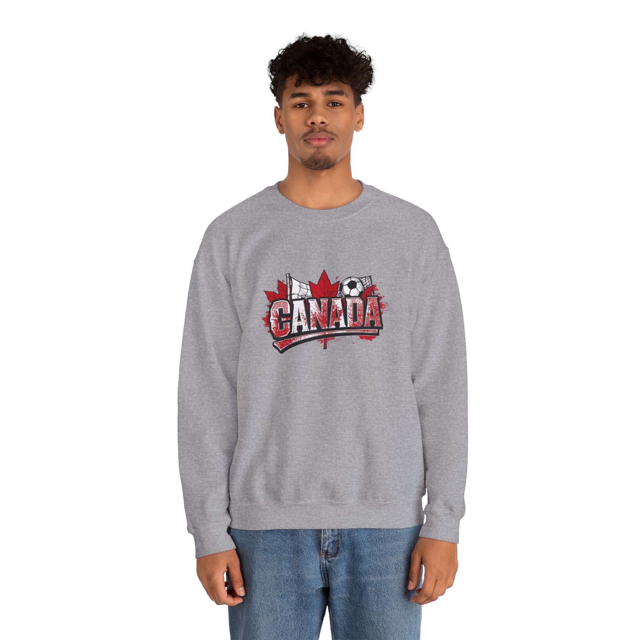 Canada Soccer Crewneck Sweatshirt – Maple Leaf Canada Graphic