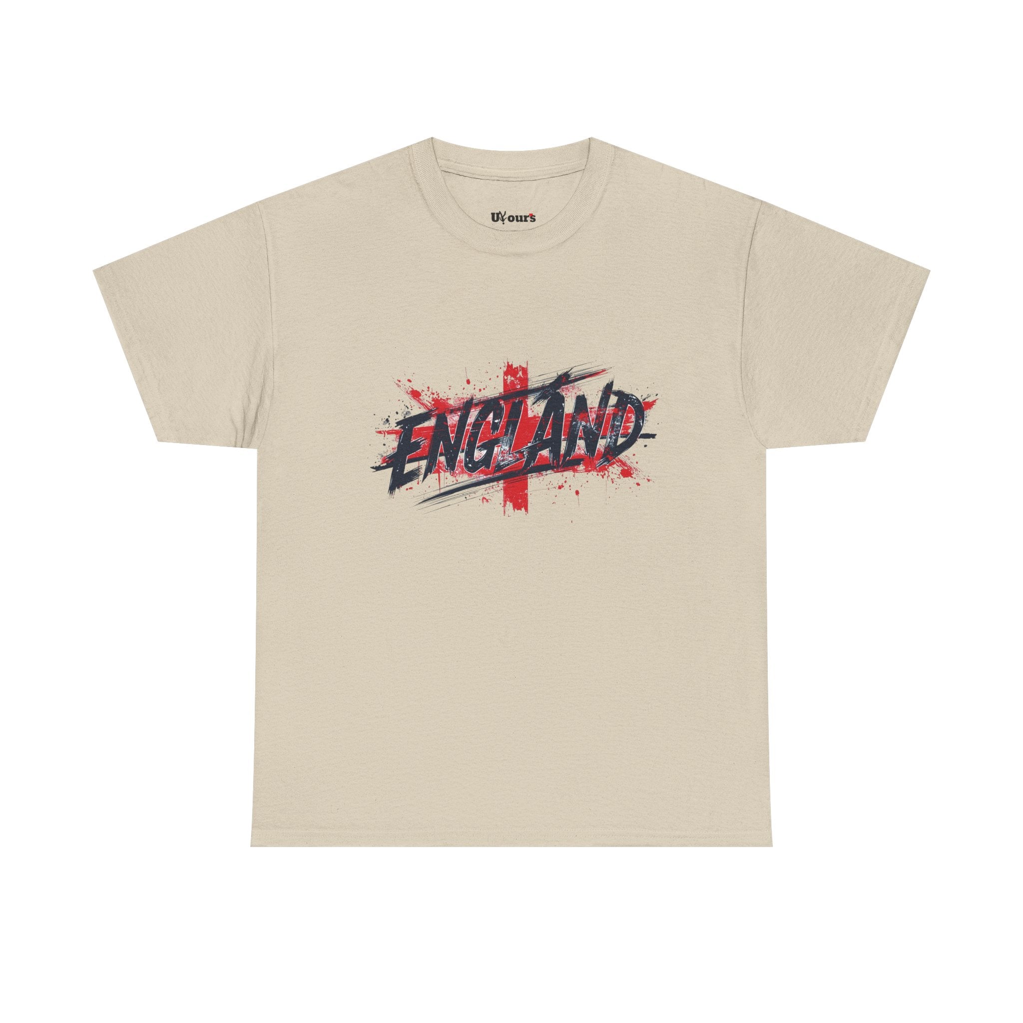 England Graphic T-Shirt — Grunge St. George Cross Football Fan Tee