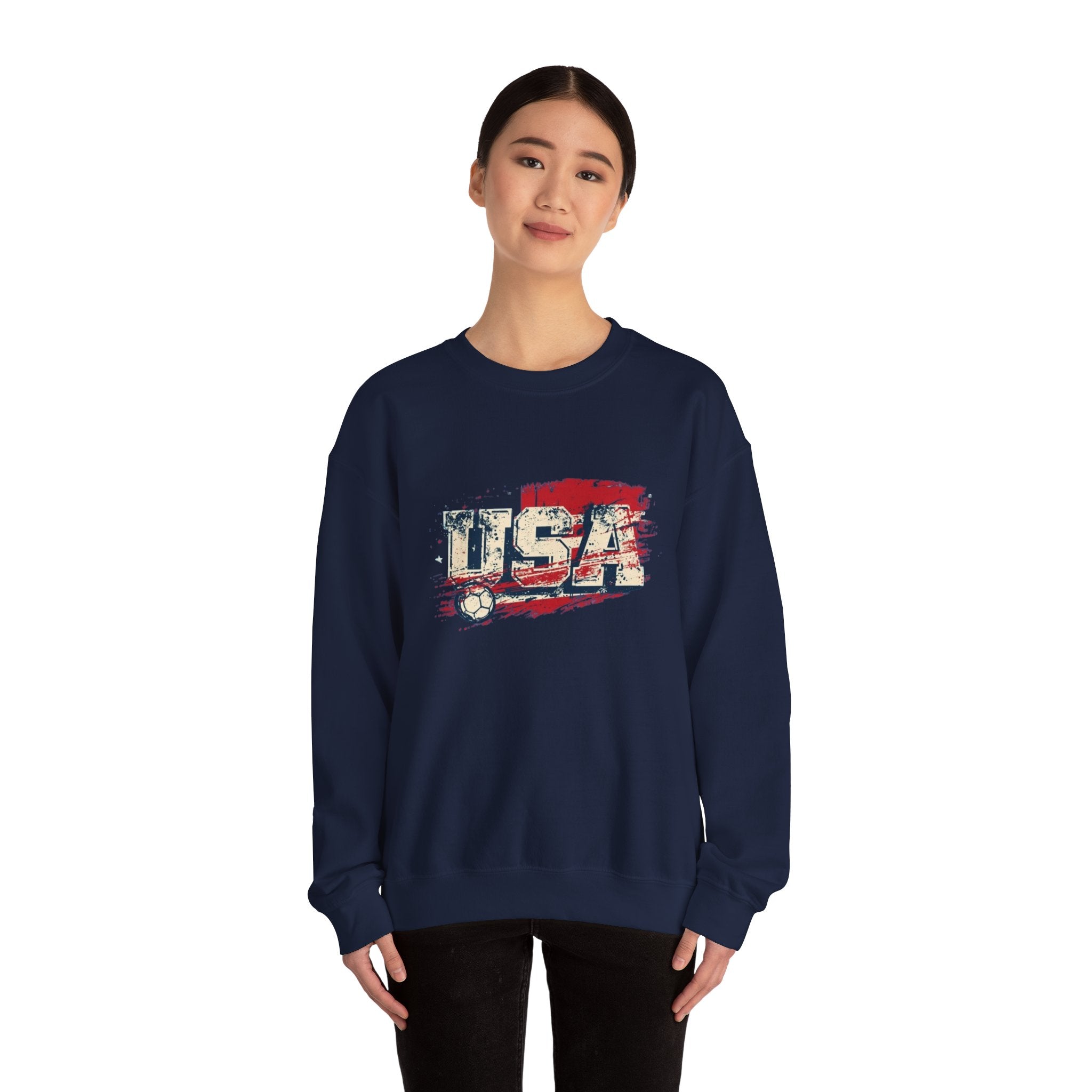 USA Soccer Crewneck Sweatshirt — Vintage American Soccer Pride