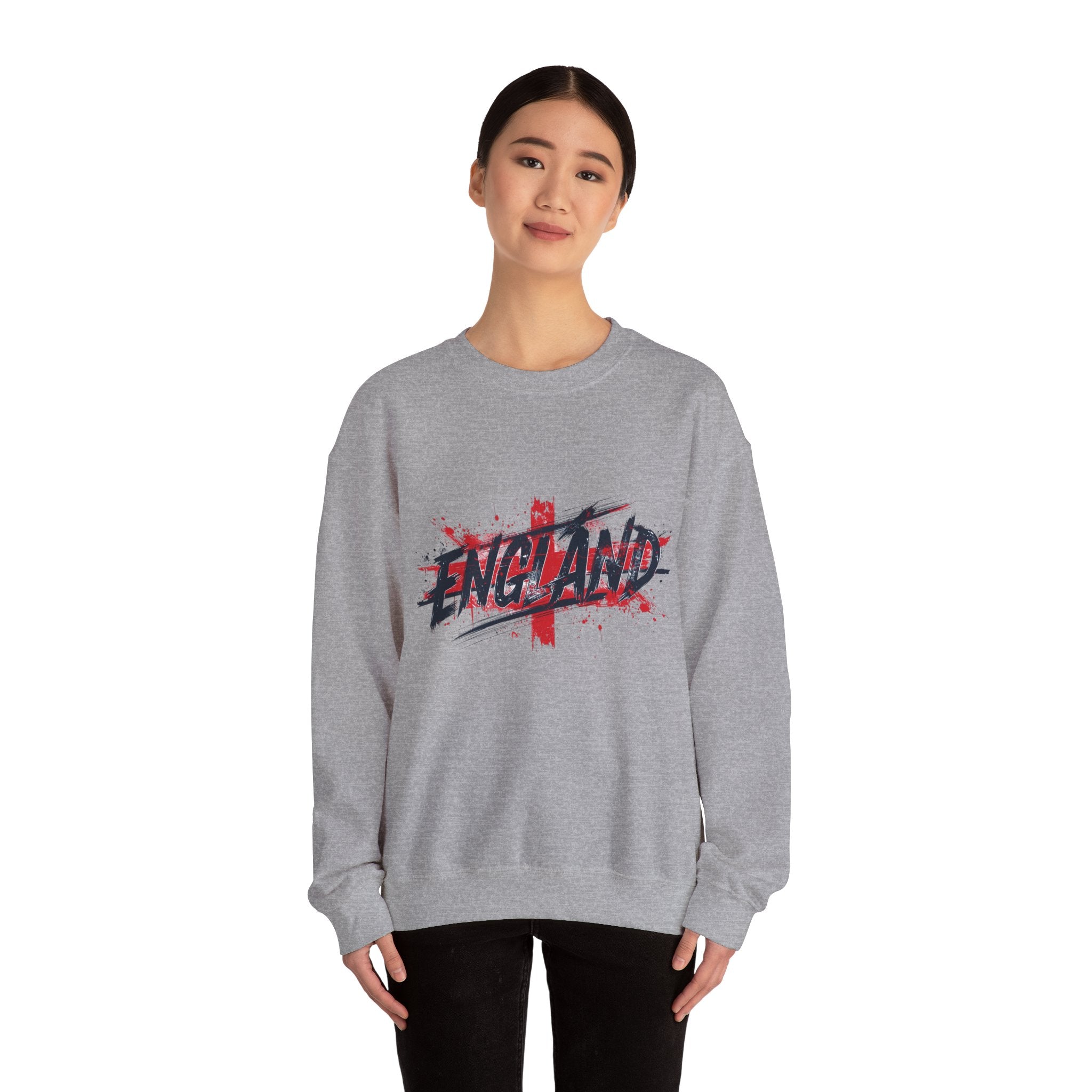 England Flag Grunge Sweatshirt