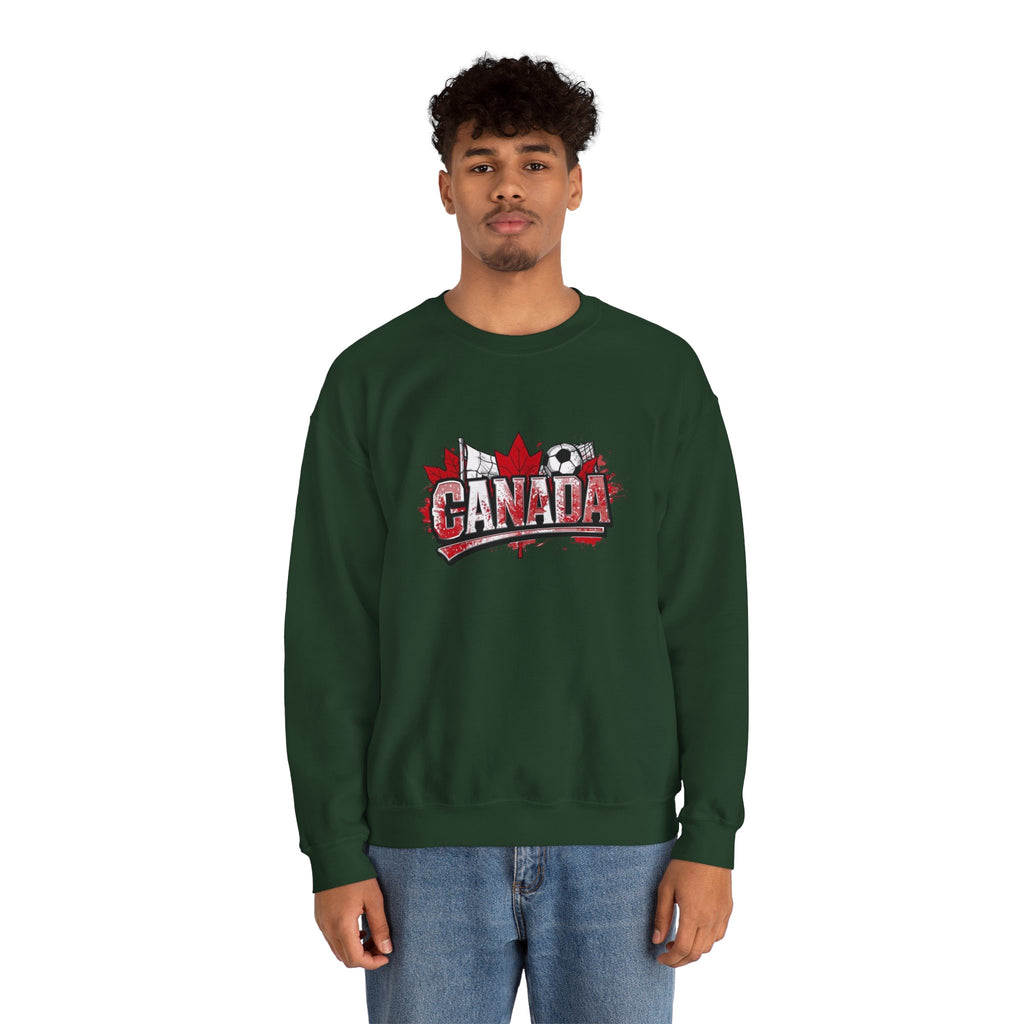 Canada Soccer Crewneck Sweatshirt – Maple Leaf Canada Graphic