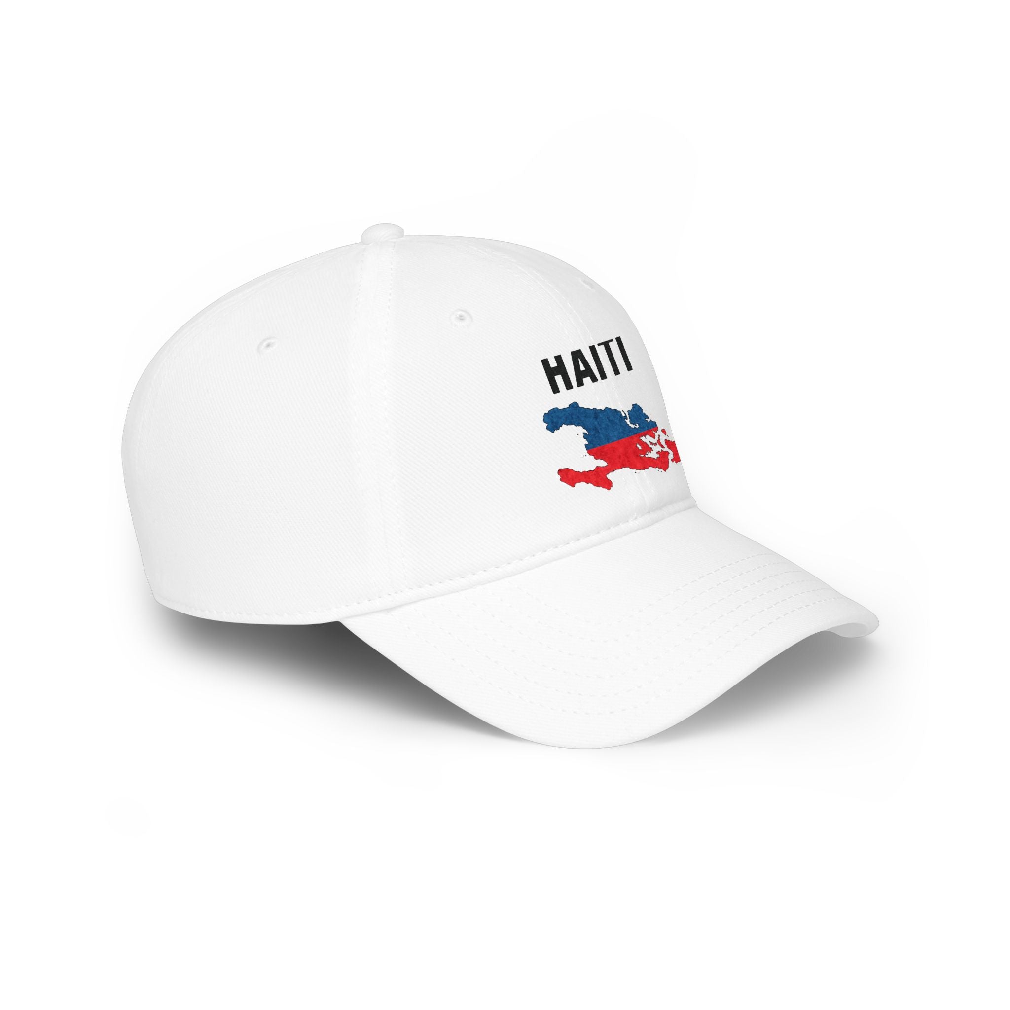 Haiti Flag Map Baseball Cap — Haitian Pride Low Profile Hat