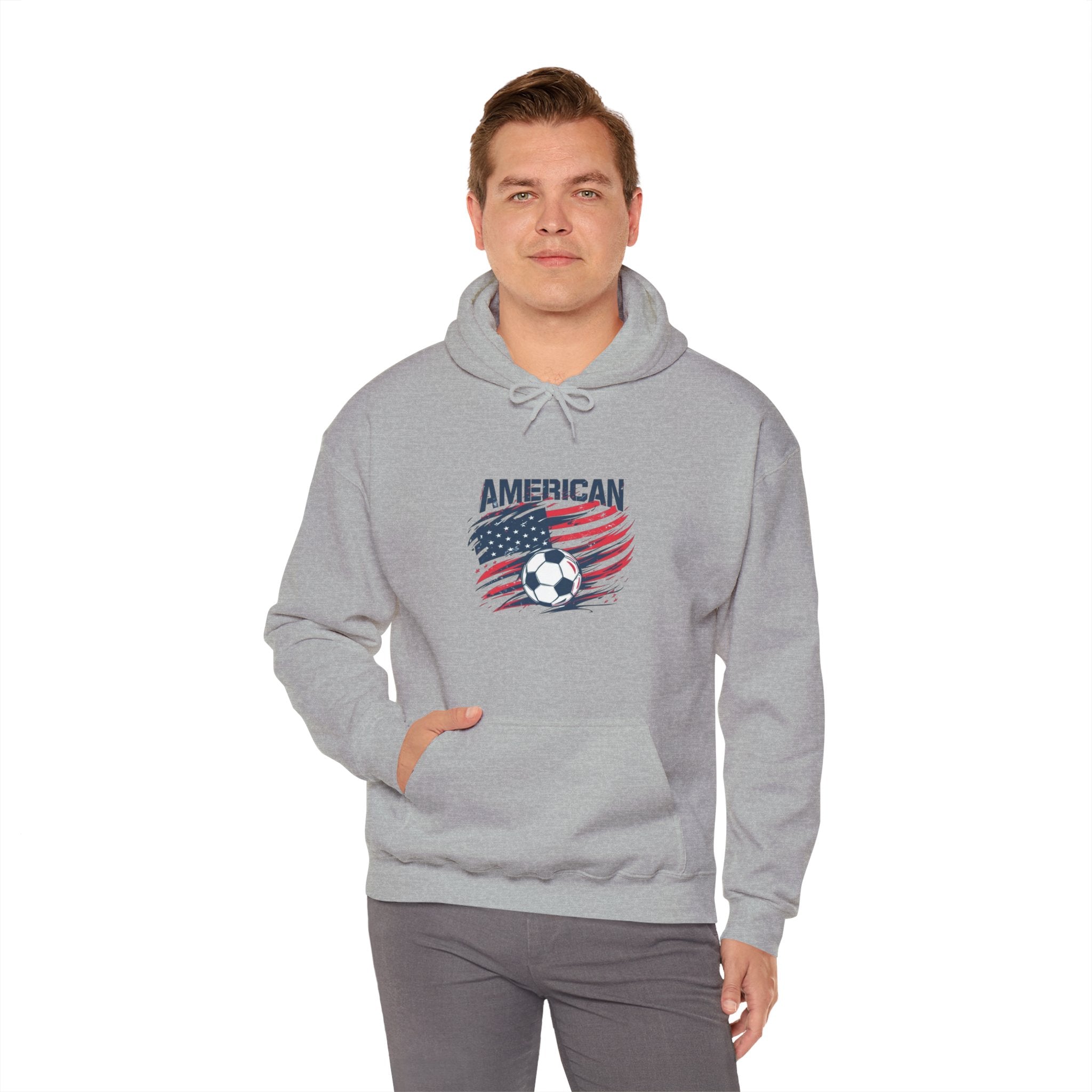 American Flag Soccer Hoodie — USA Soccer Team Pullover