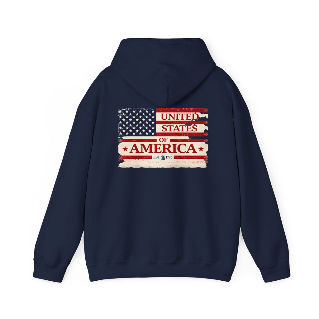 United States of America flag Hoodie | Vintage American flag sweatshirt