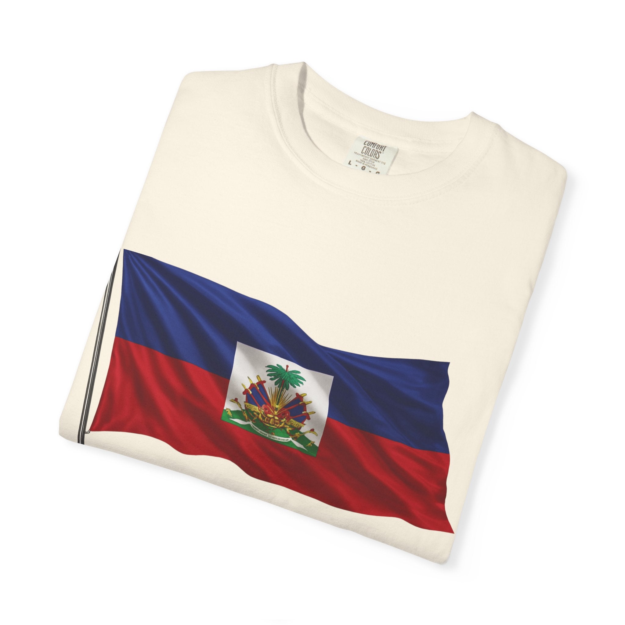 Haiti Flag T-Shirt — "L'Union fait la Force" Patriotic Tee