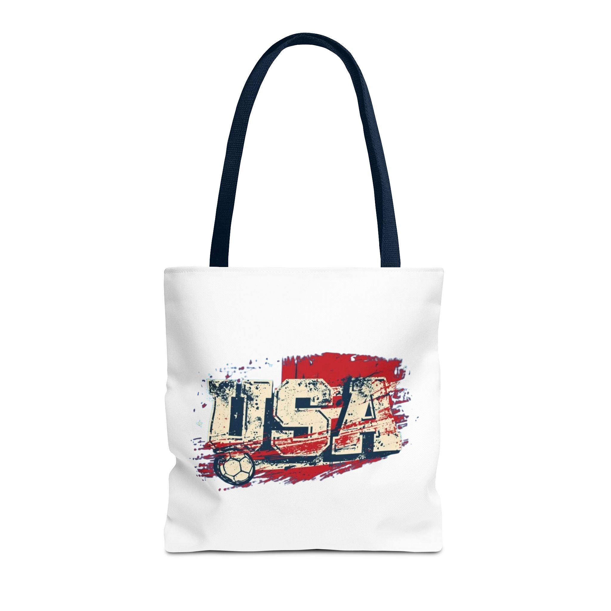 Patriotic USA Tote Bag — American Pride Eagle & Flag All-Over Print