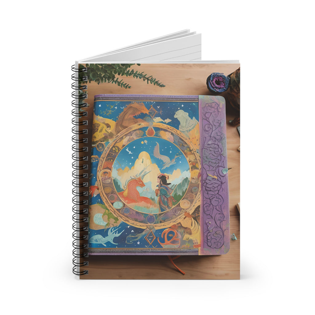 Fantasy Reader Spiral Notebook - Ruled Line, Reading Journal, Other Worldly, Notebook for Fantasy Lovers, Gifts for Bookworms