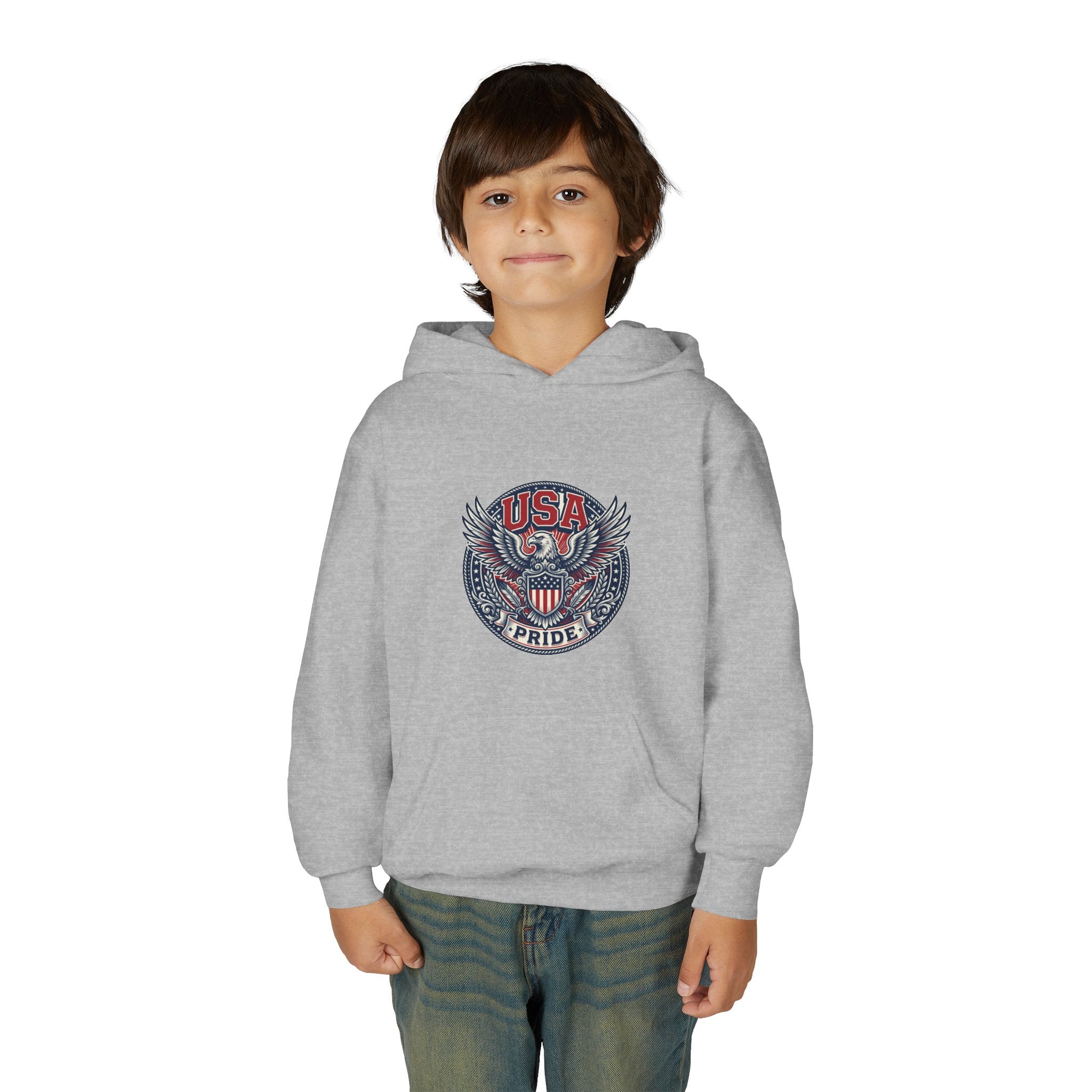 USA Eagle Crest hoodie | Patriotic American pride emblem