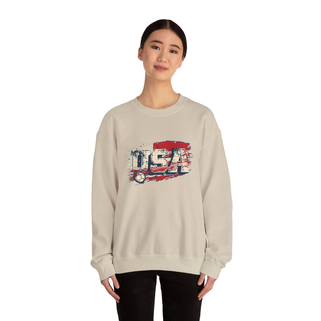 USA Soccer Crewneck Sweatshirt — Vintage American Soccer Pride